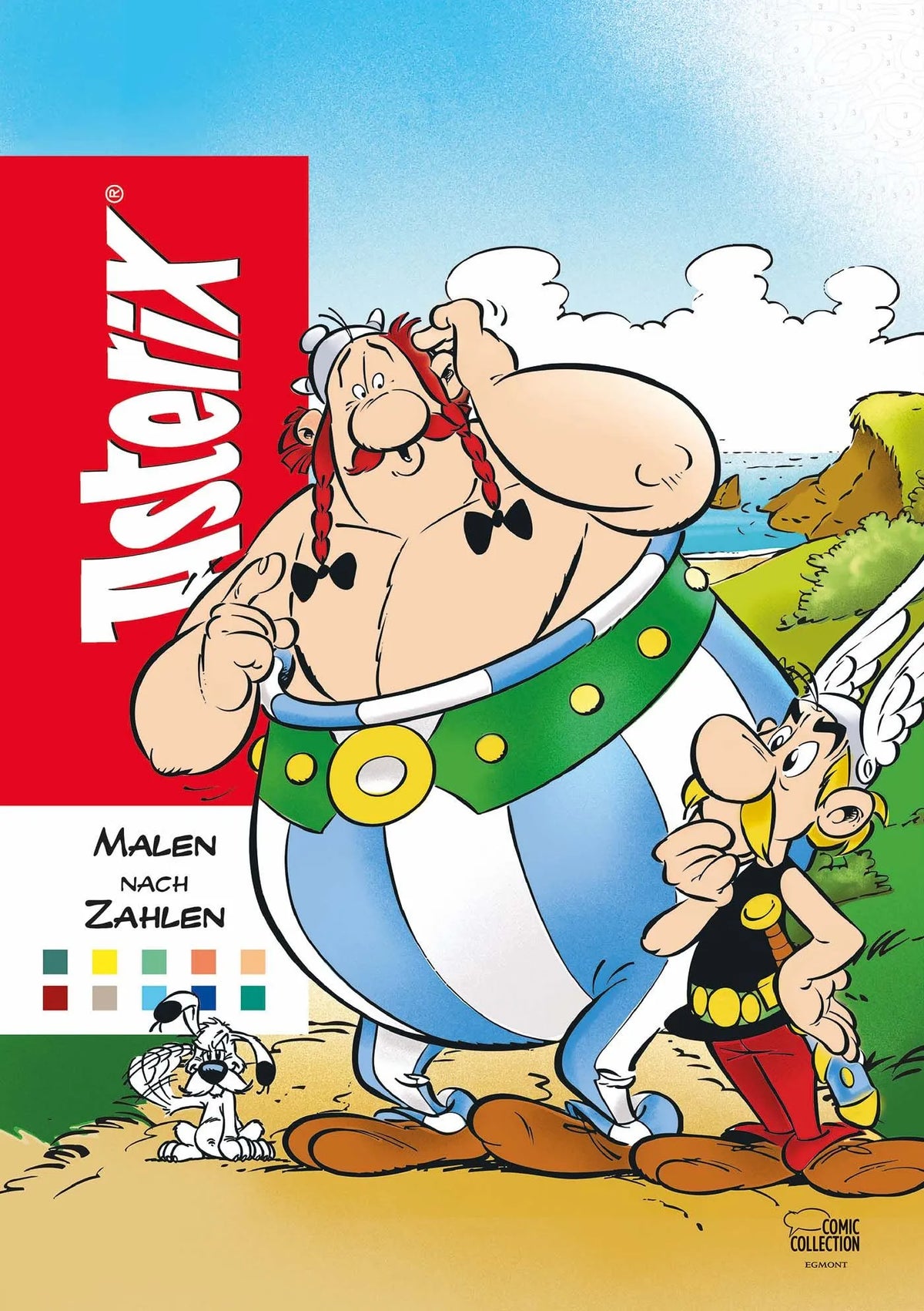Cover: Asterix Malen nach Zahlen (Taschenbuch) von René Goscinny