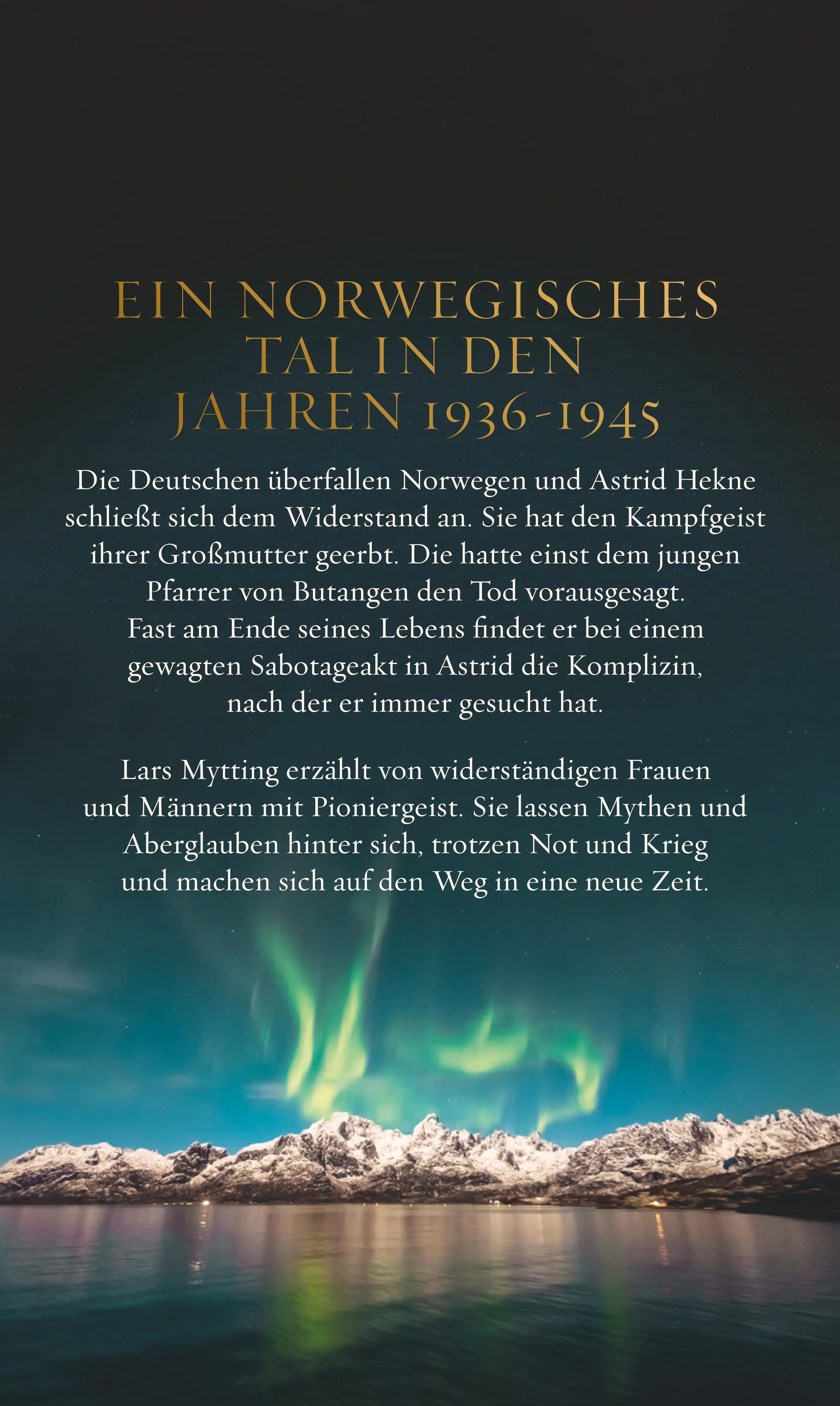 Buchrückseite von 'Astrids Vermächtnis' mit Klappentext - Gebundene Ausgabe