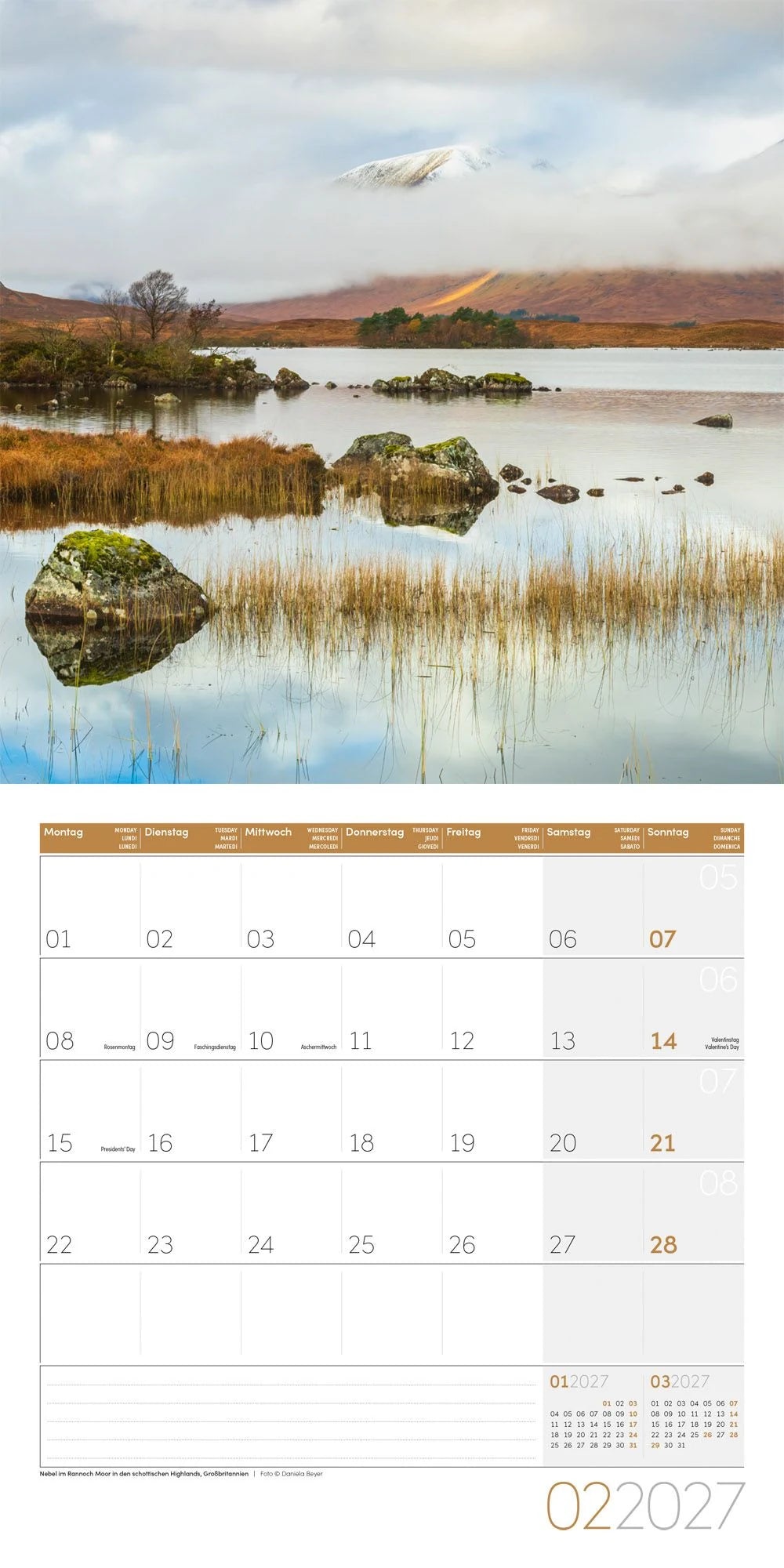 Atempause Kalender 2027 - 30x30 - Art12 – Ansicht