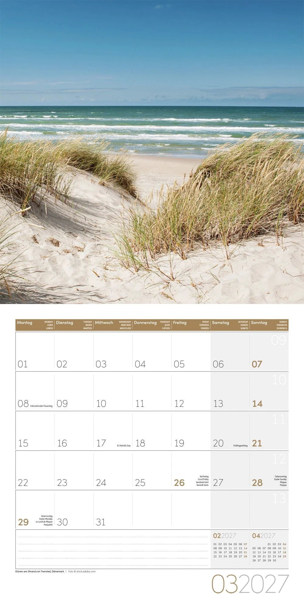 Atempause Kalender 2027 - 30x30 - Art12 – Ansicht