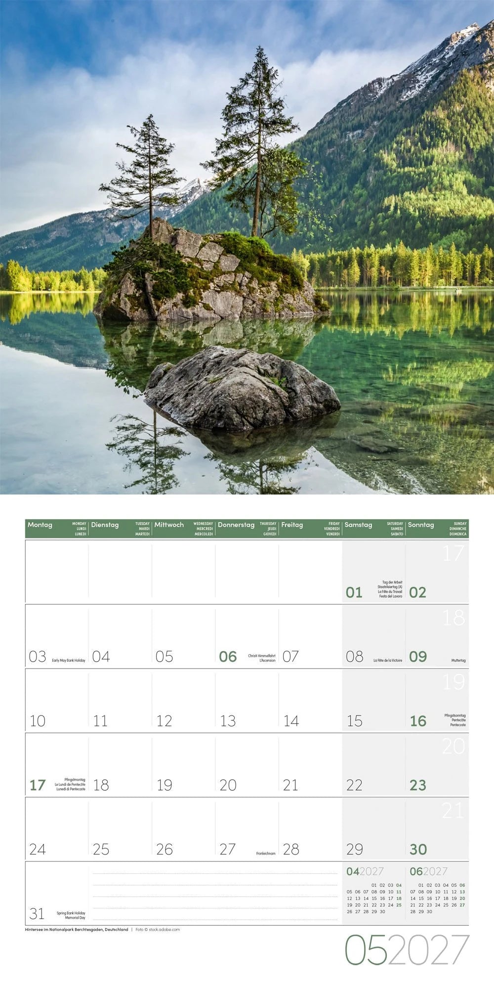 Atempause Kalender 2027 - 30x30 - Art12 – Ansicht