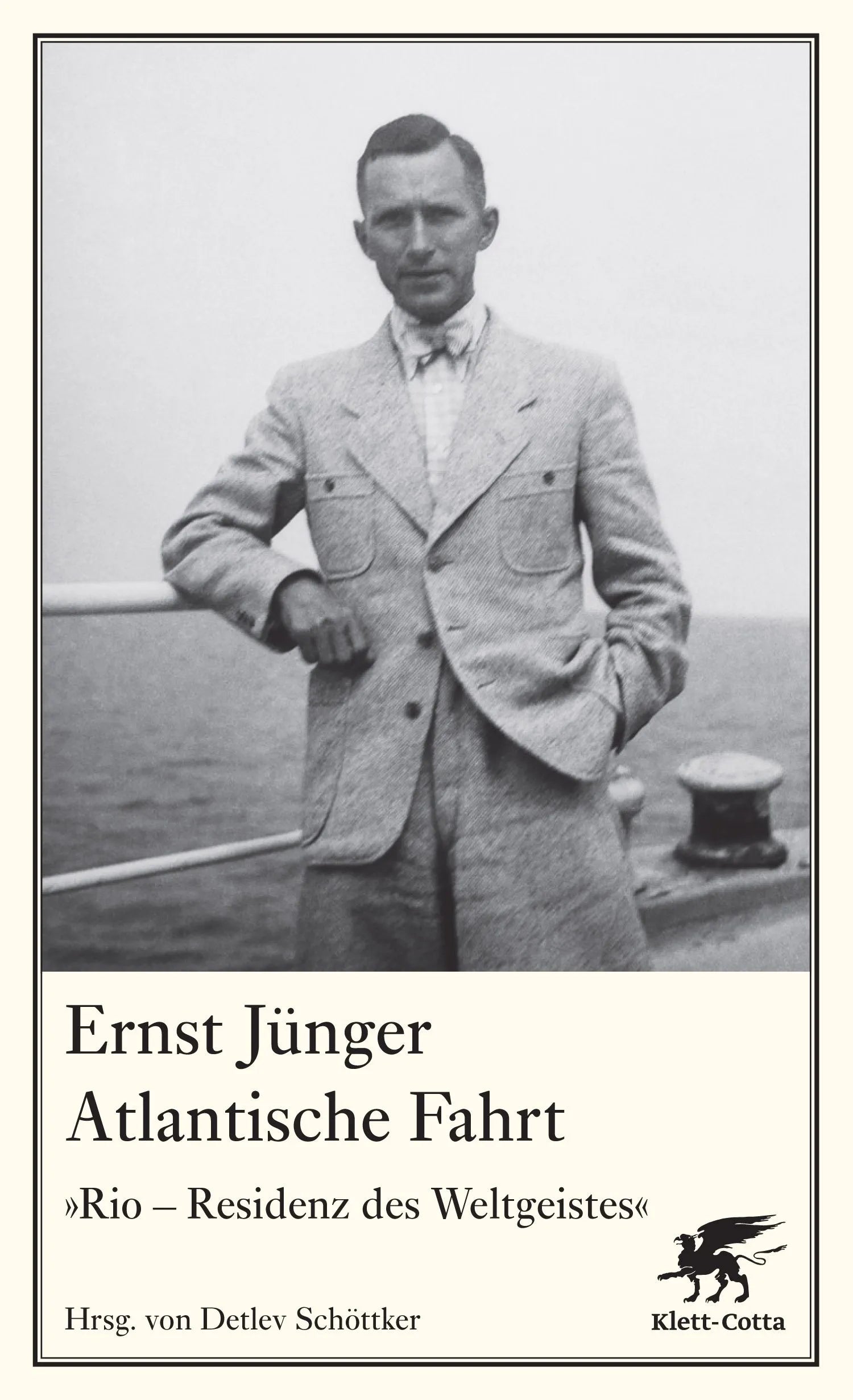 Buchcover von 'Atlantische Fahrt' - Gebundene Ausgabe von Ernst Jünger