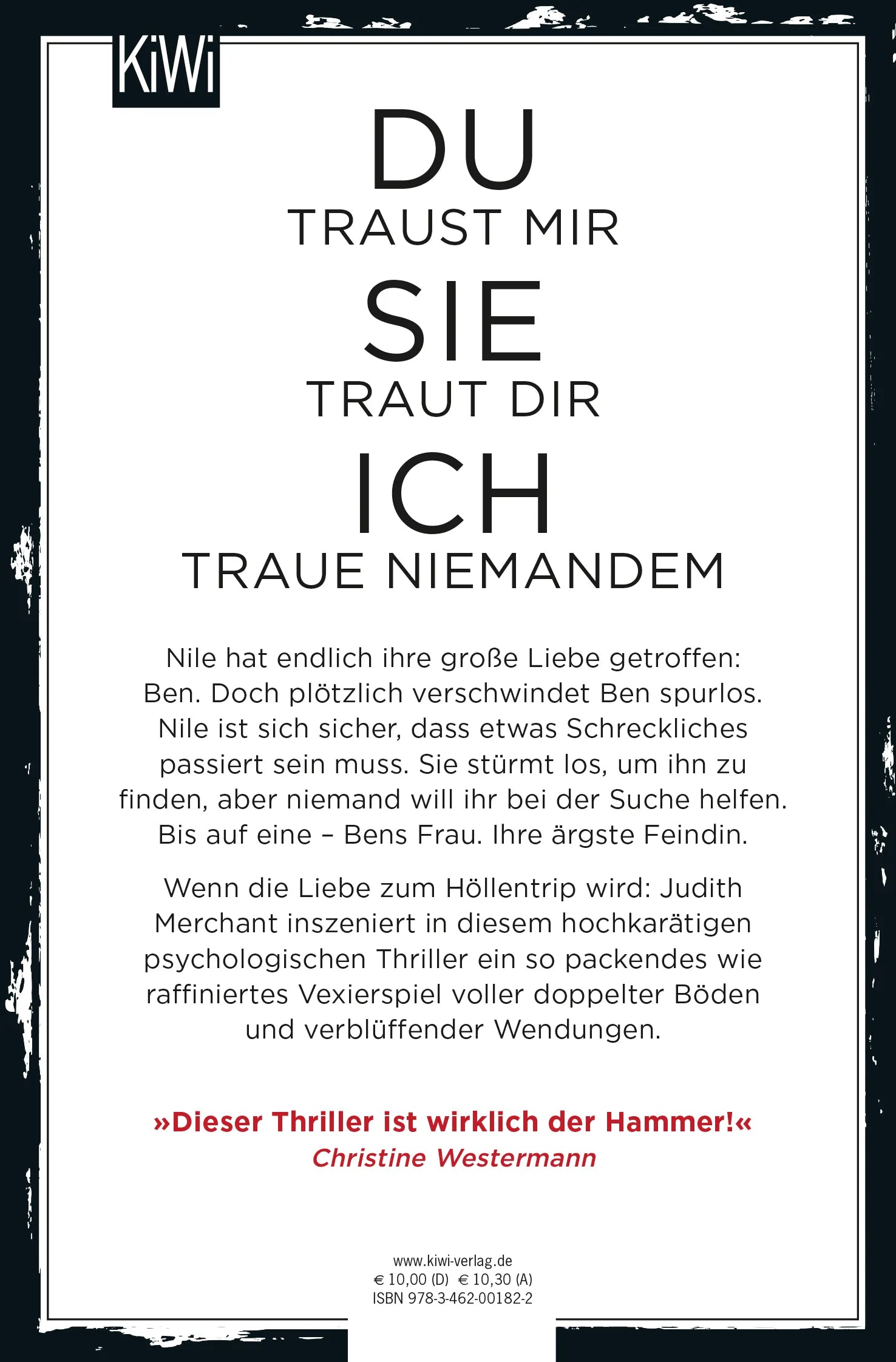 Buchrückseite von 'ATME!' mit Klappentext - Taschenbuch