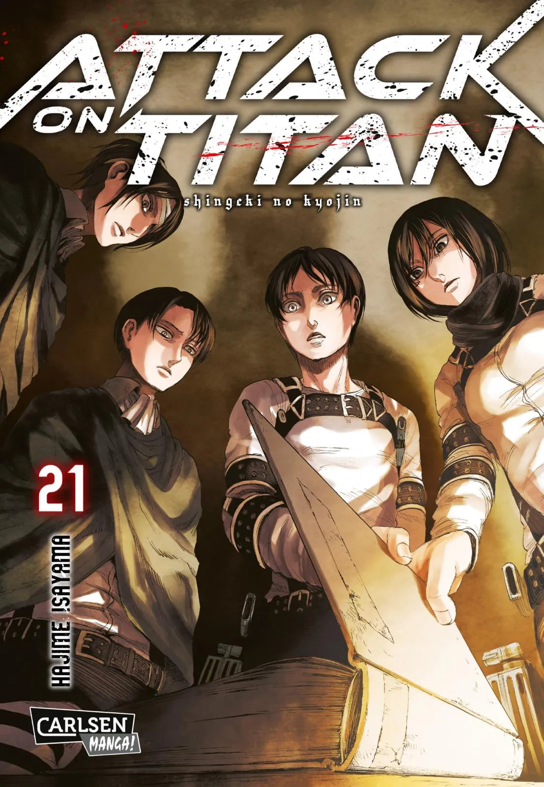 Buchcover von 'Attack on Titan 21' - Taschenbuch von Hajime Isayama