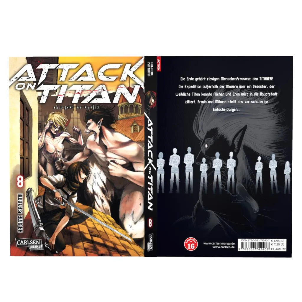 Abbildung von 'Attack on Titan 8'