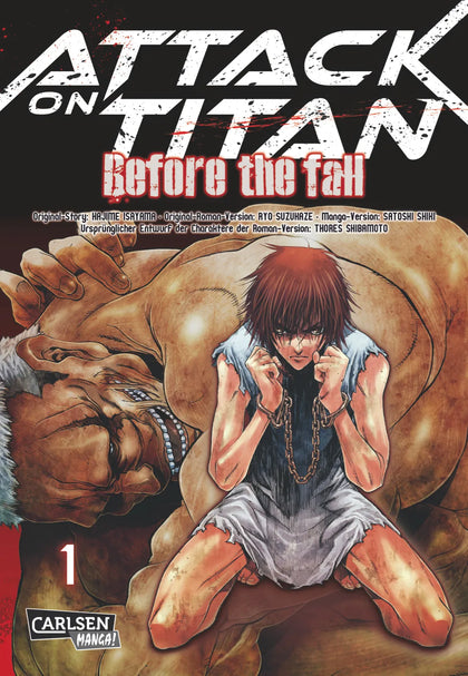 Buchcover von 'Attack on Titan - Before the Fall 1' - Taschenbuch von Hajime Isayama