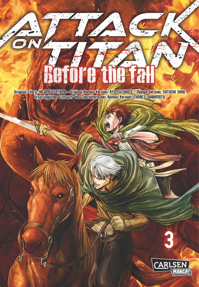 Buchcover von 'Attack on Titan - Before the Fall 3' - Taschenbuch von Hajime Isayama
