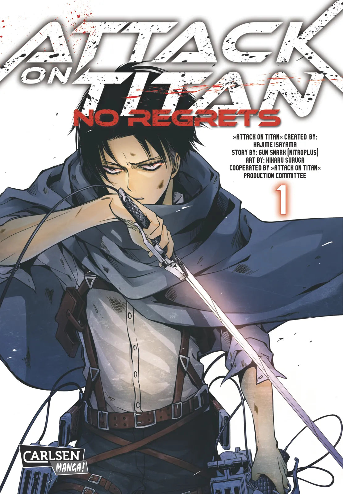 Buchcover von 'Attack on Titan - No Regrets 1' - Taschenbuch von Hajime Isayama