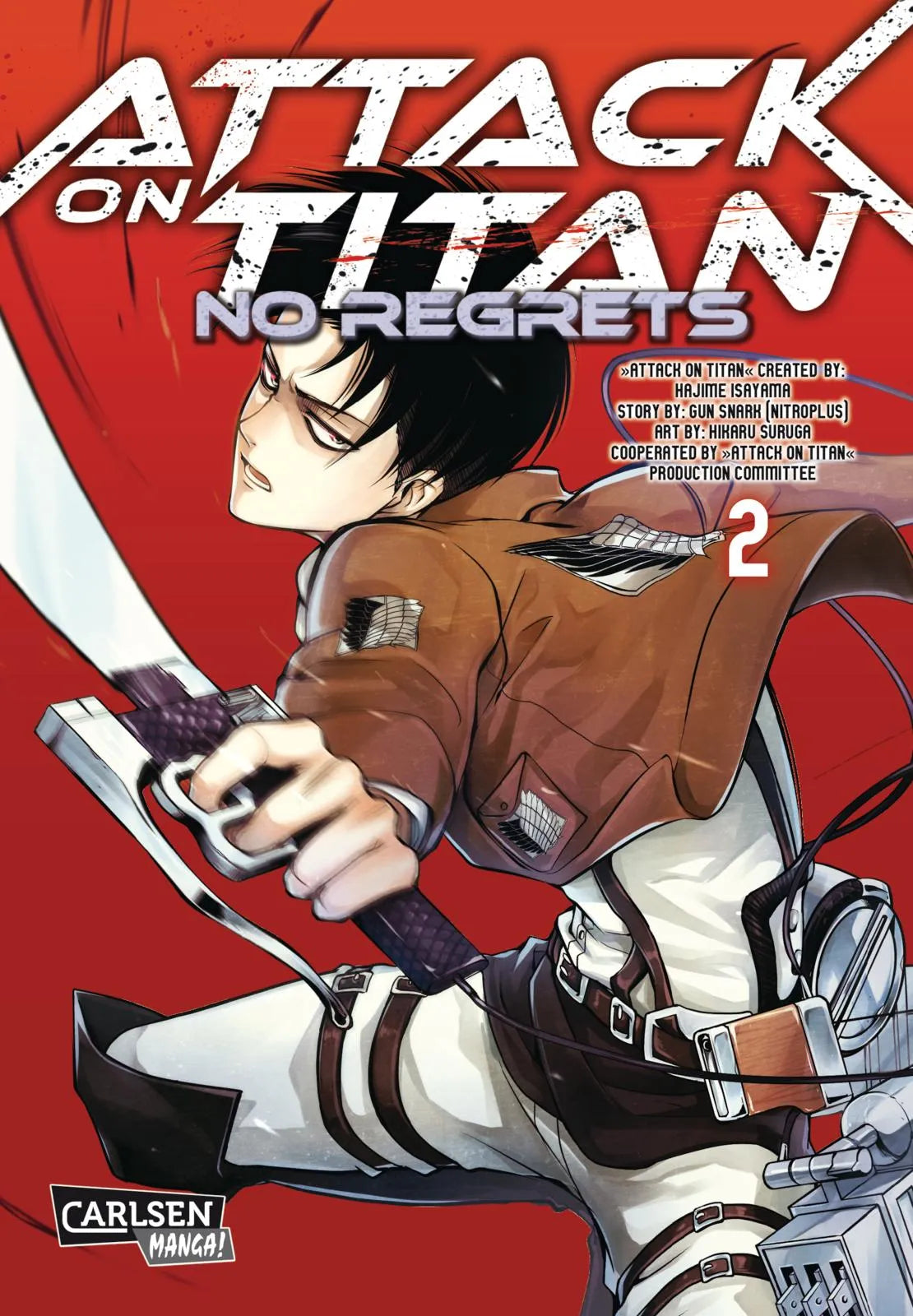 Buchcover von 'Attack on Titan - No Regrets 2' - Taschenbuch von Hajime Isayama