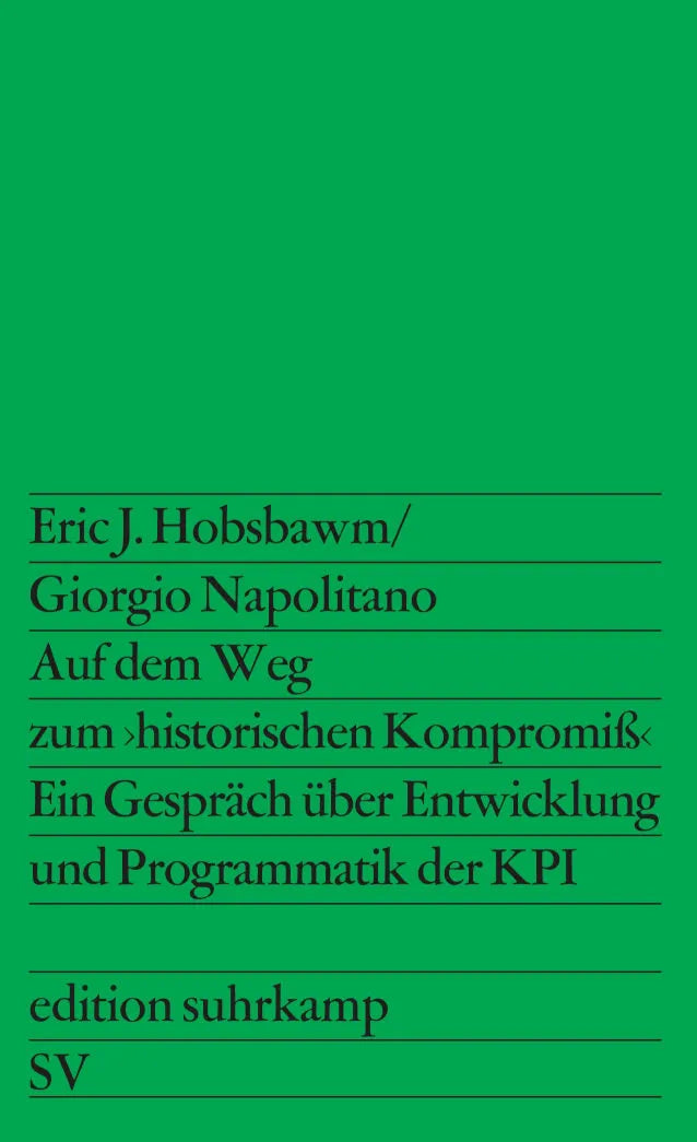 Buchcover von 'Auf dem Weg zum >historischen Kompromiß<' - Taschenbuch von Giorgio Napolitano