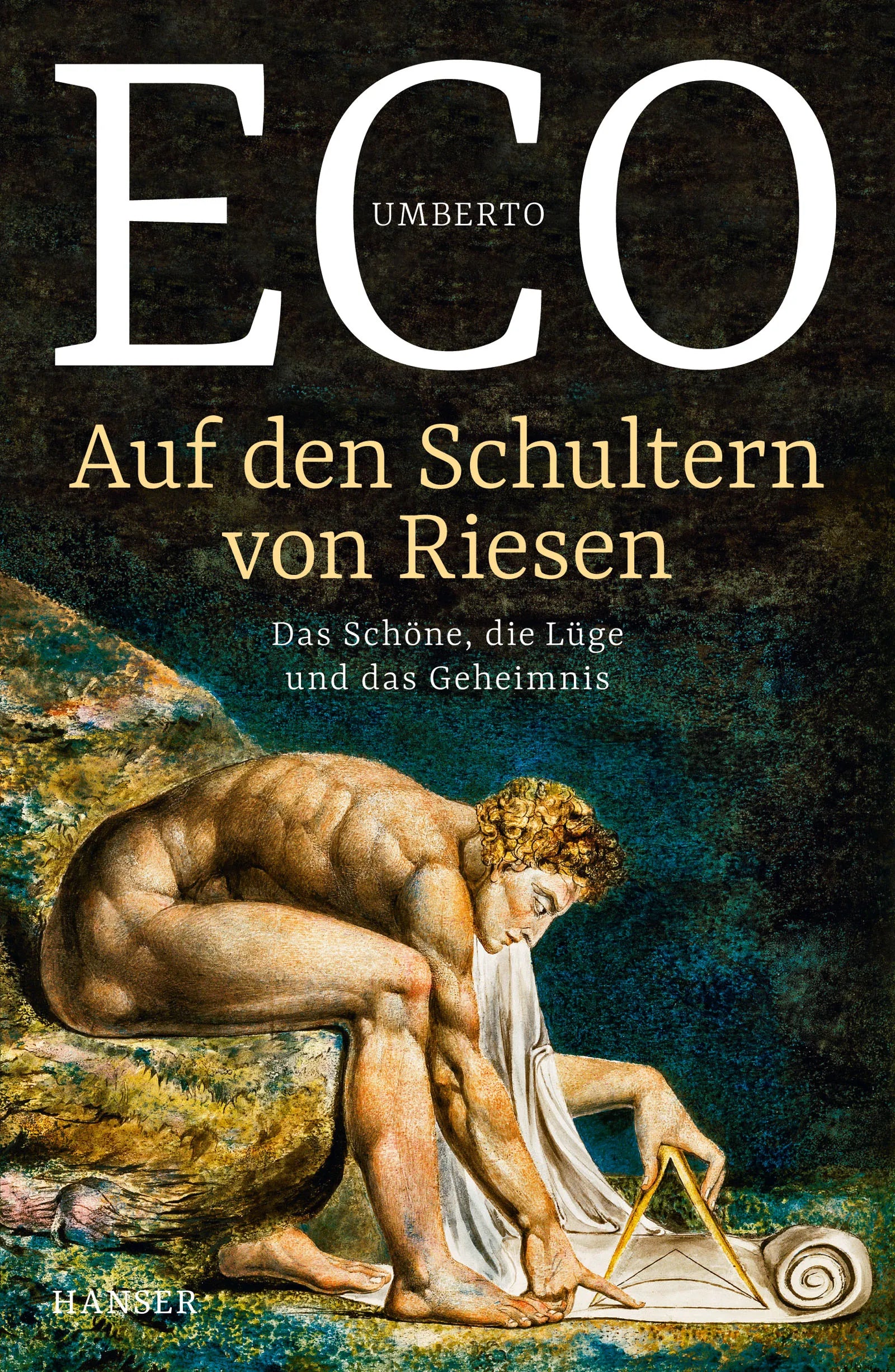 Buchcover von 'Auf den Schultern von Riesen' - Gebundene Ausgabe von Umberto Eco