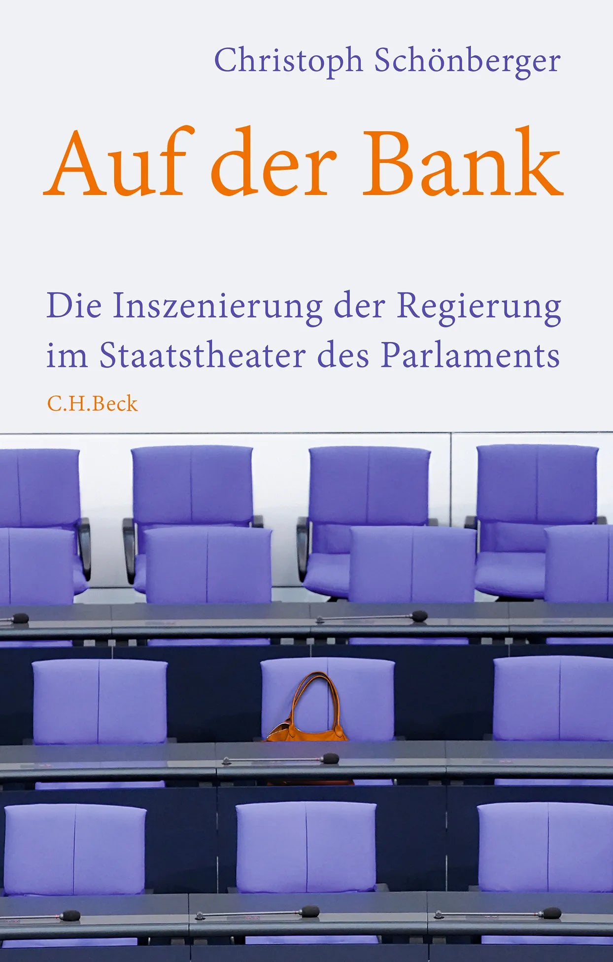 Buchcover von 'Auf der Bank' - Gebundene Ausgabe von Christoph Schönberger