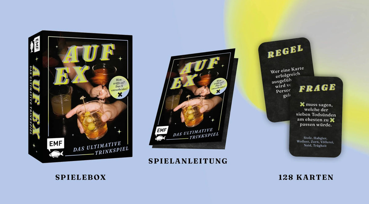 Kartenspiel: Auf eX – Das ultimative Trinkspiel – Ansicht