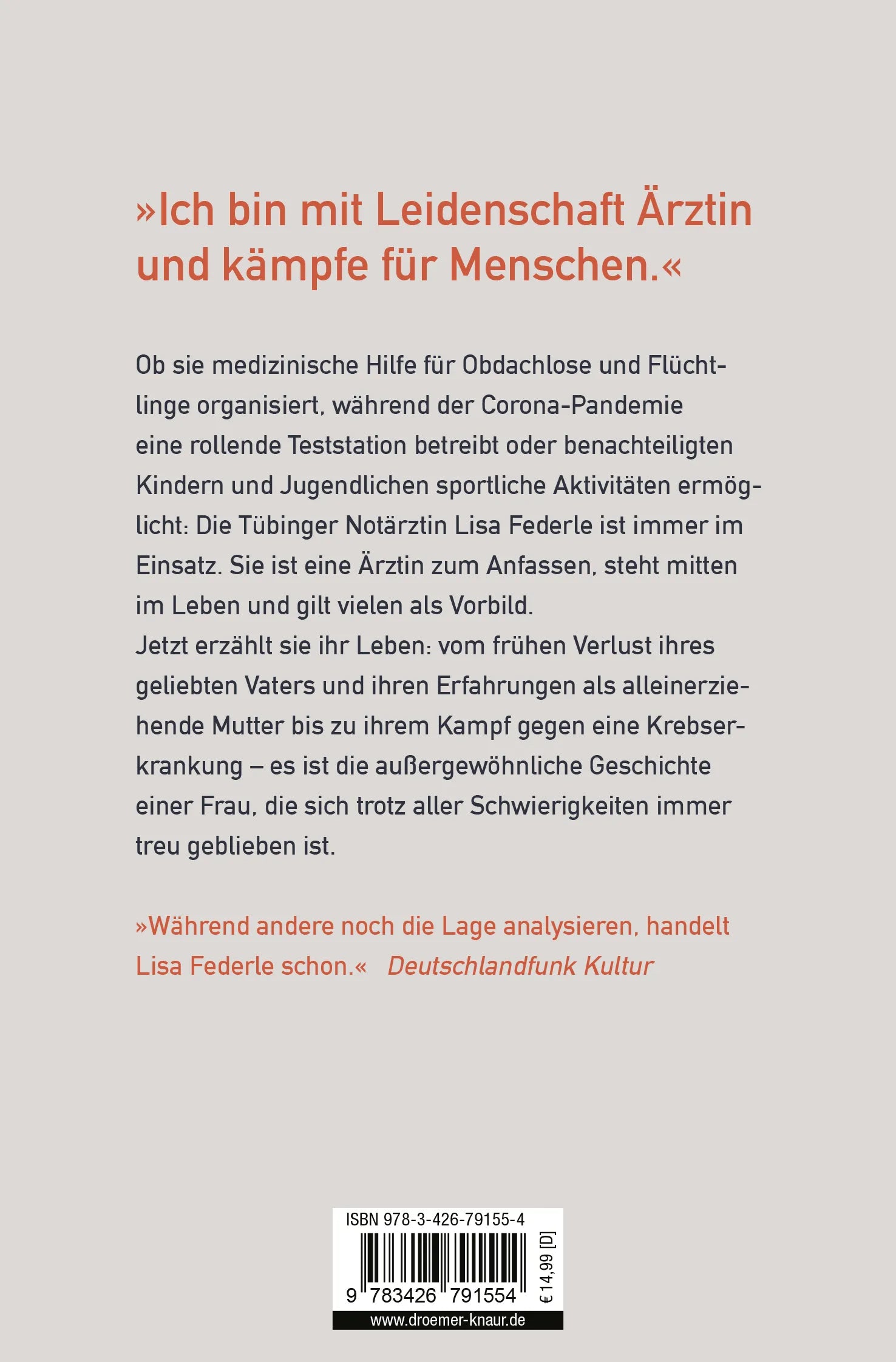 Buchrückseite von 'Auf krummen Wegen geradeaus' mit Klappentext - Taschenbuch