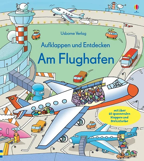 Buchcover von 'Aufklappen und Entdecken: Am Flughafen' - Gebundene Ausgabe von Rob Lloyd Jones