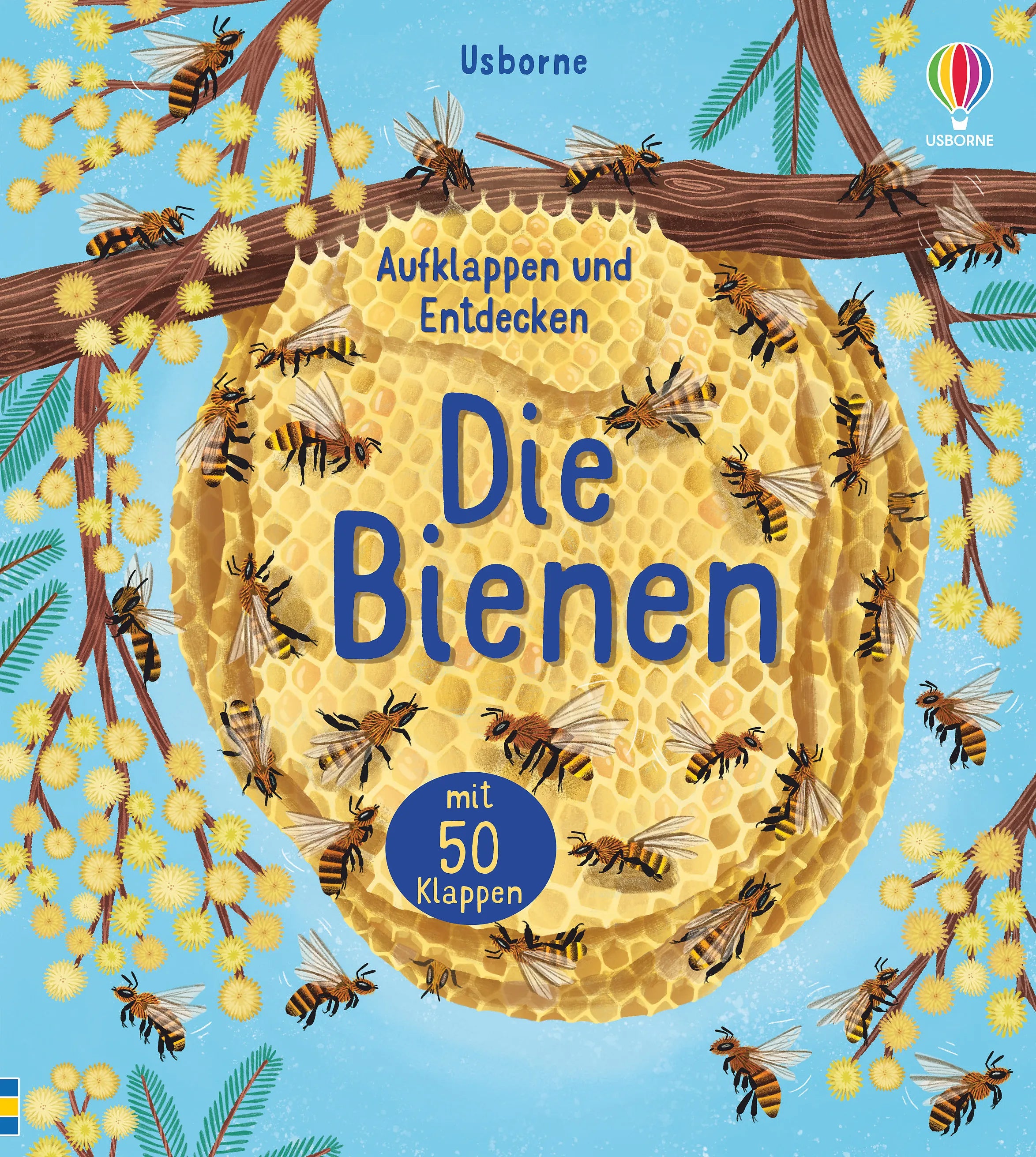 Buchcover von 'Aufklappen und Entdecken: Die Bienen' - Gebundene Ausgabe von Emily Bone