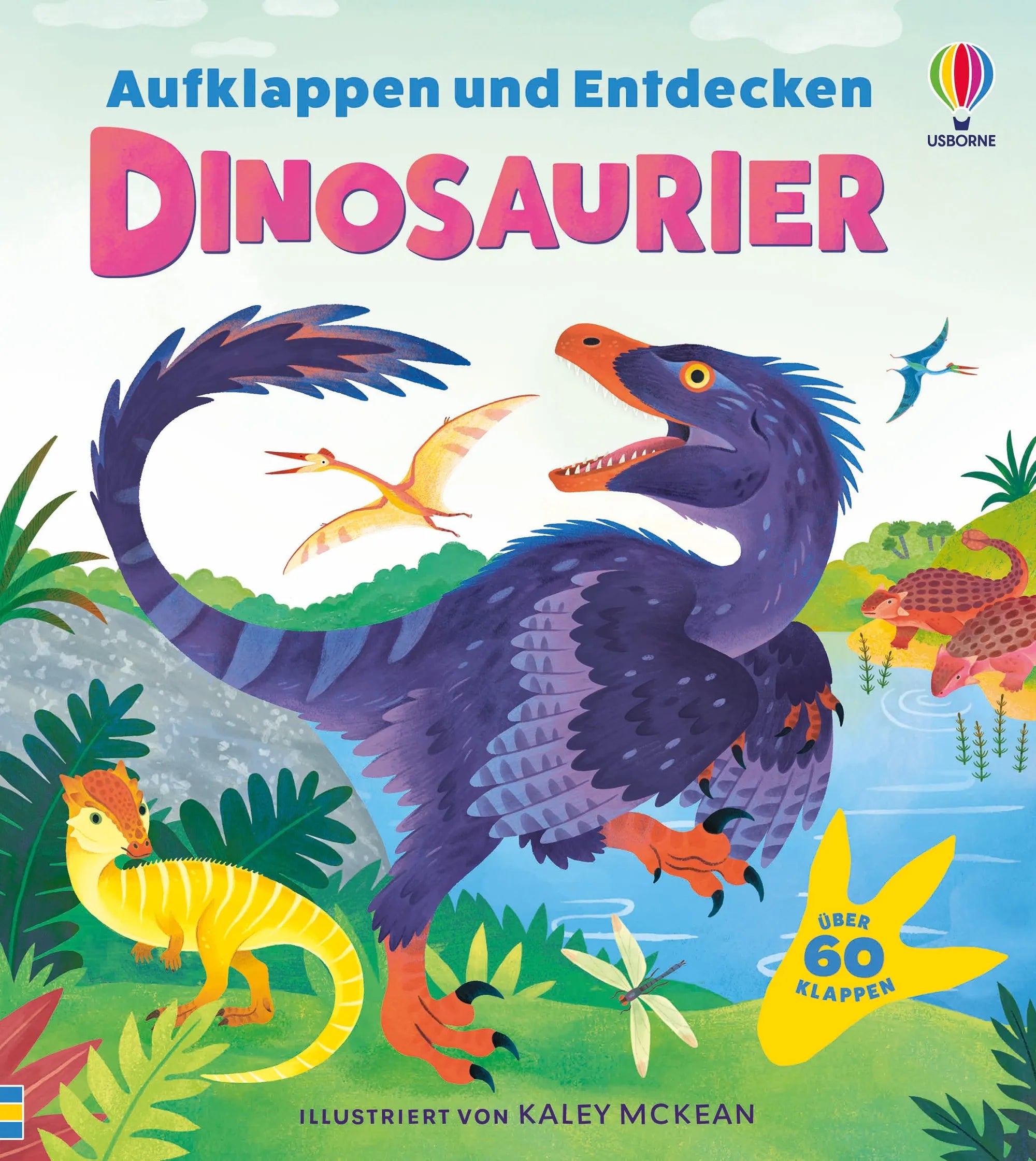 Cover: Aufklappen und Entdecken: Dinosaurier (Hardcover) von Emily Bone