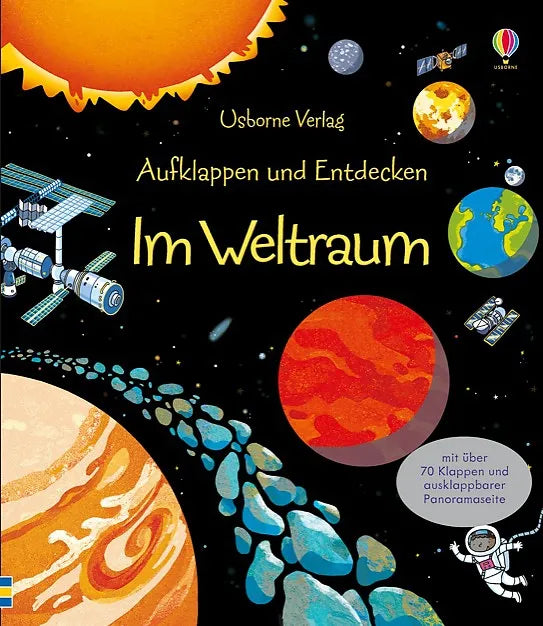 Buchcover von 'Aufklappen und Entdecken: Im Weltraum' - Gebundene Ausgabe von Rob Lloyd Jones