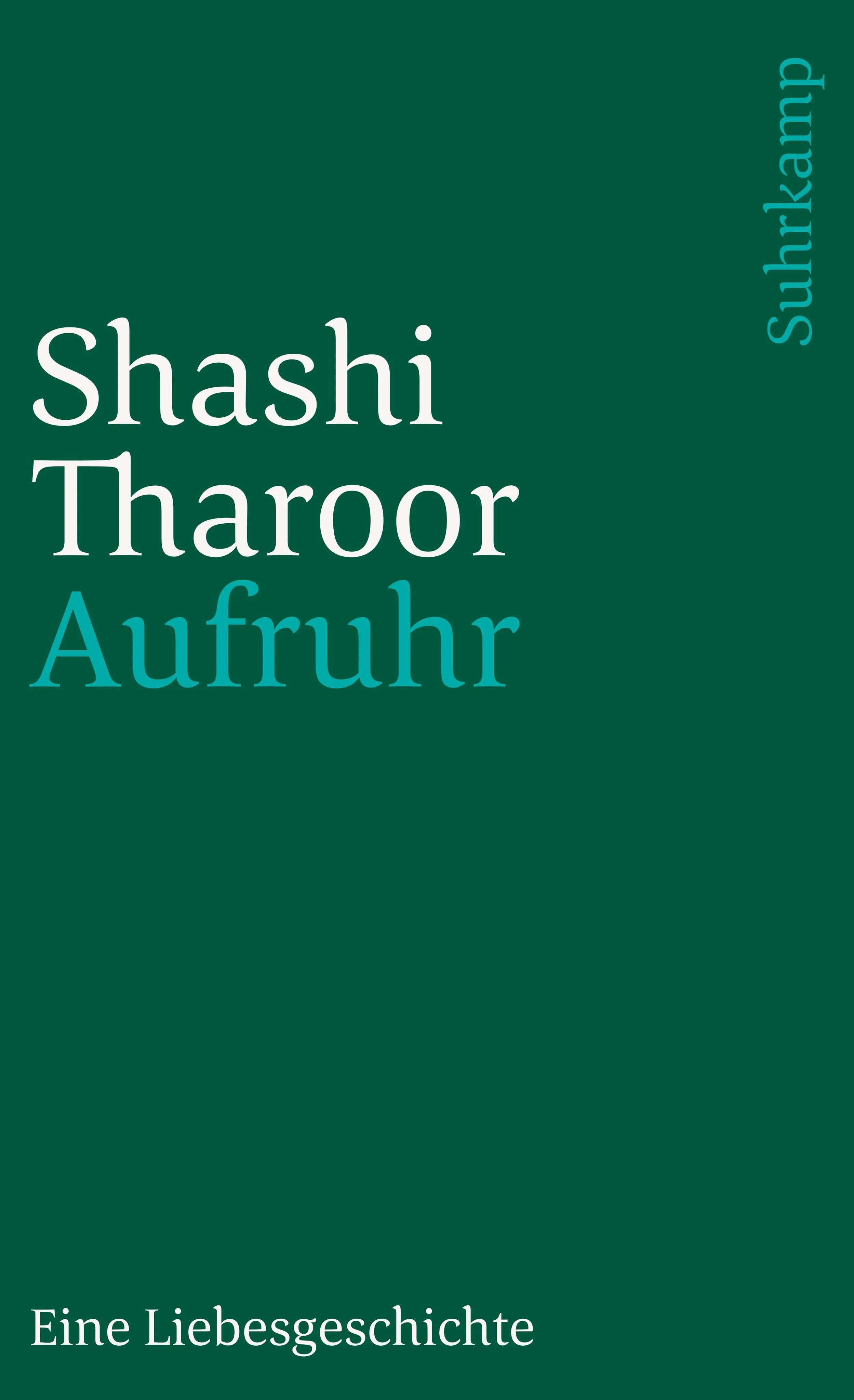 Buchcover von 'Aufruhr' - Taschenbuch von Shashi Tharoor