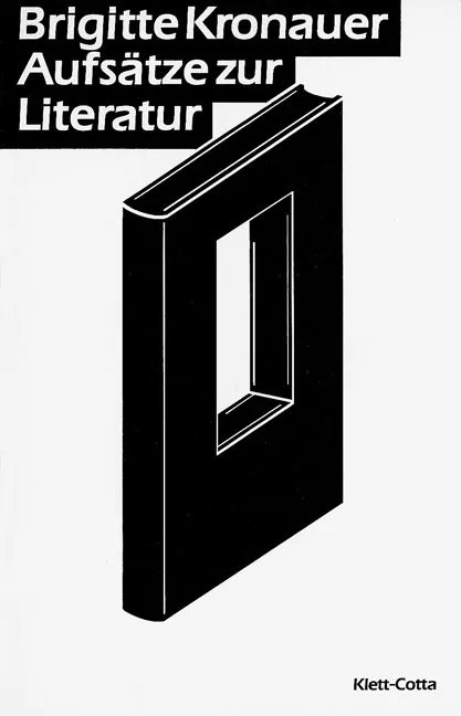 Buchcover von 'Aufsätze zur Literatur' - Paperback von Brigitte Kronauer