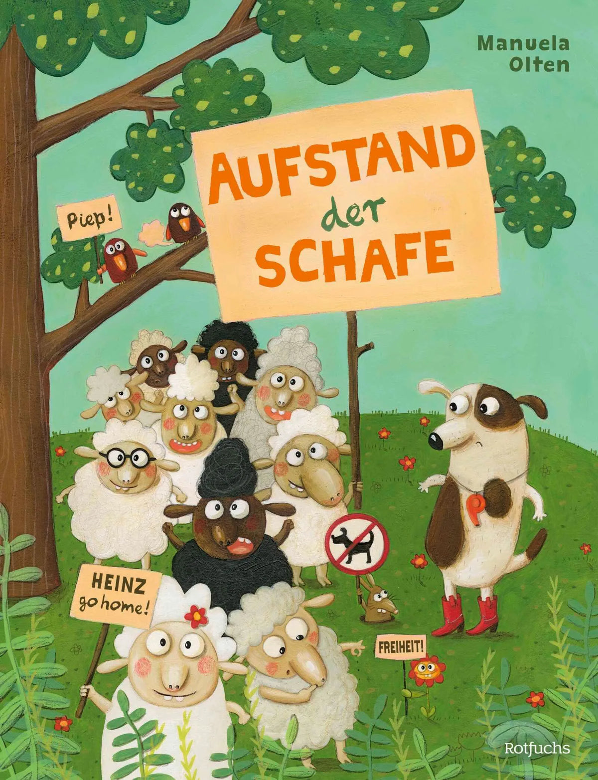 Cover: Aufstand der Schafe (Hardcover) von Manuela Olten