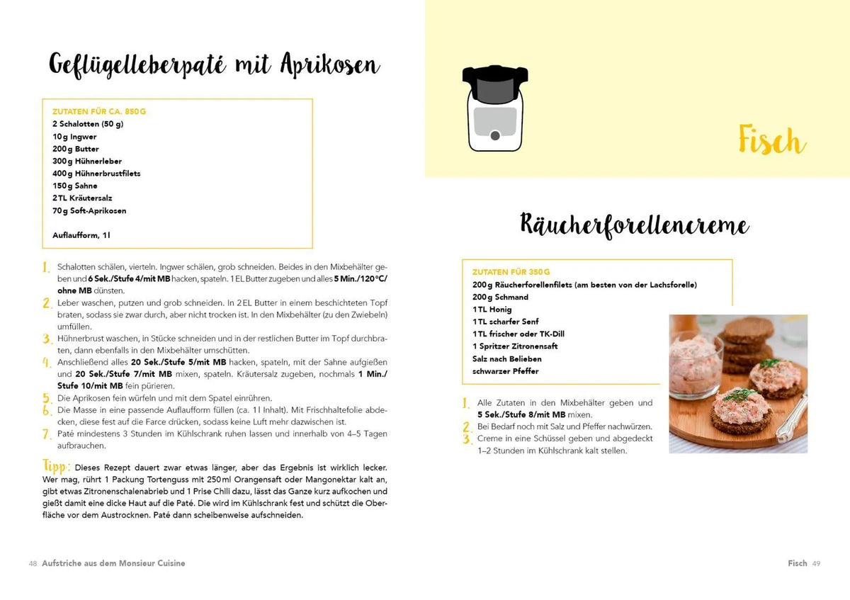 Detailansicht: Aufstriche aus dem Monsieur Cuisine (Taschenbuch)