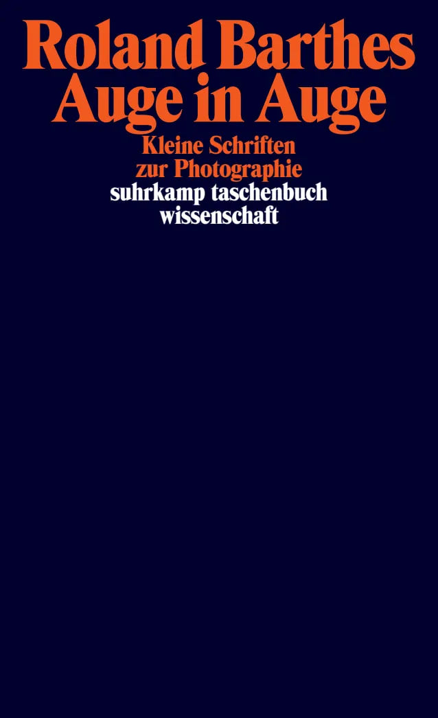 Cover: Auge in Auge (Taschenbuch) von Roland Barthes
