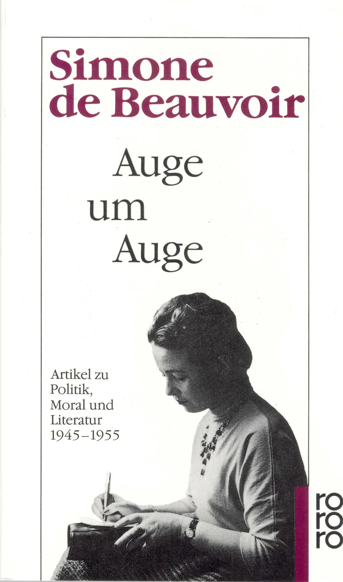 Buchcover von 'Auge um Auge' - Taschenbuch von Simone de Beauvoir