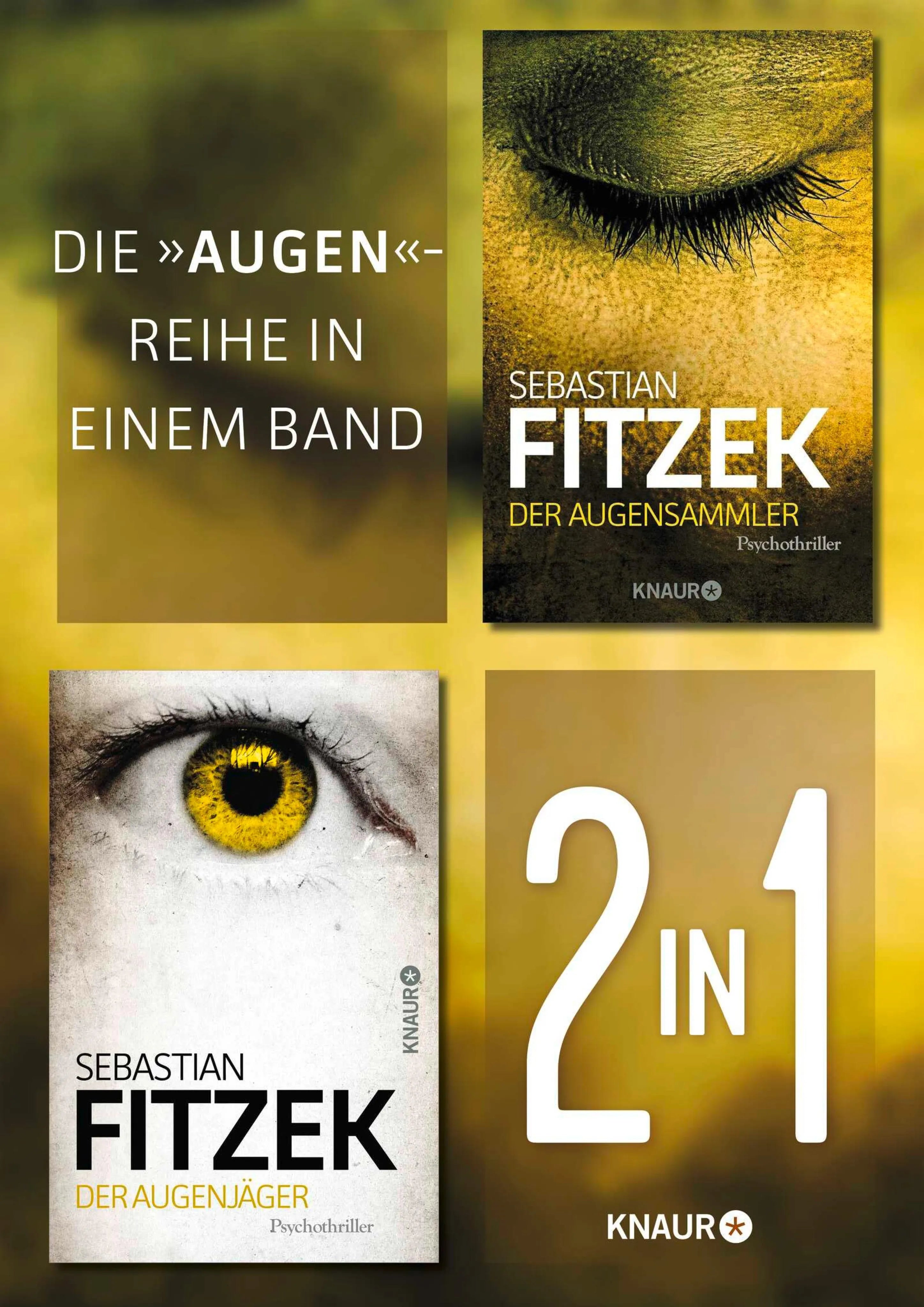 Cover: Augensammler & Augenjäger. Das Thriller-Bundle (E-Book) von Sebastian Fitzek