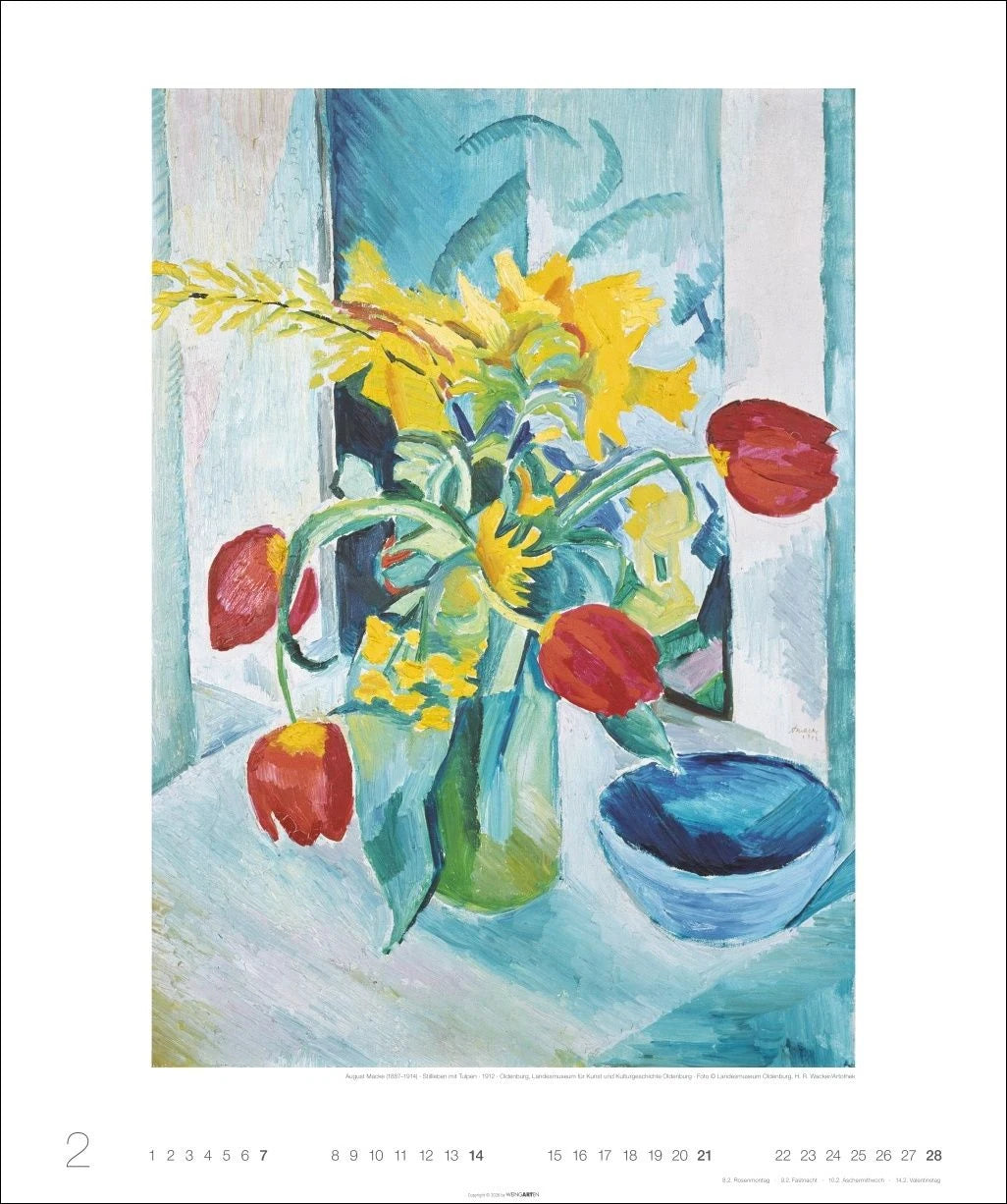 August Macke Edition Kalender 2027 – Ansicht