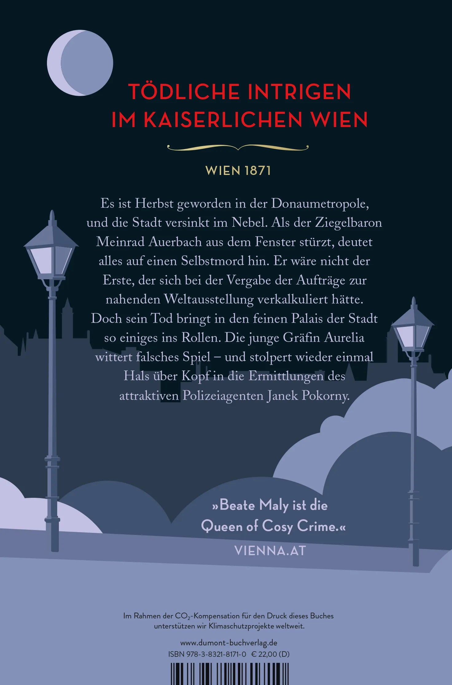 BuchrÃ¼ckseite von 'Aurelia und die Melodie des Todes' mit Klappentext - Gebundene Ausgabe