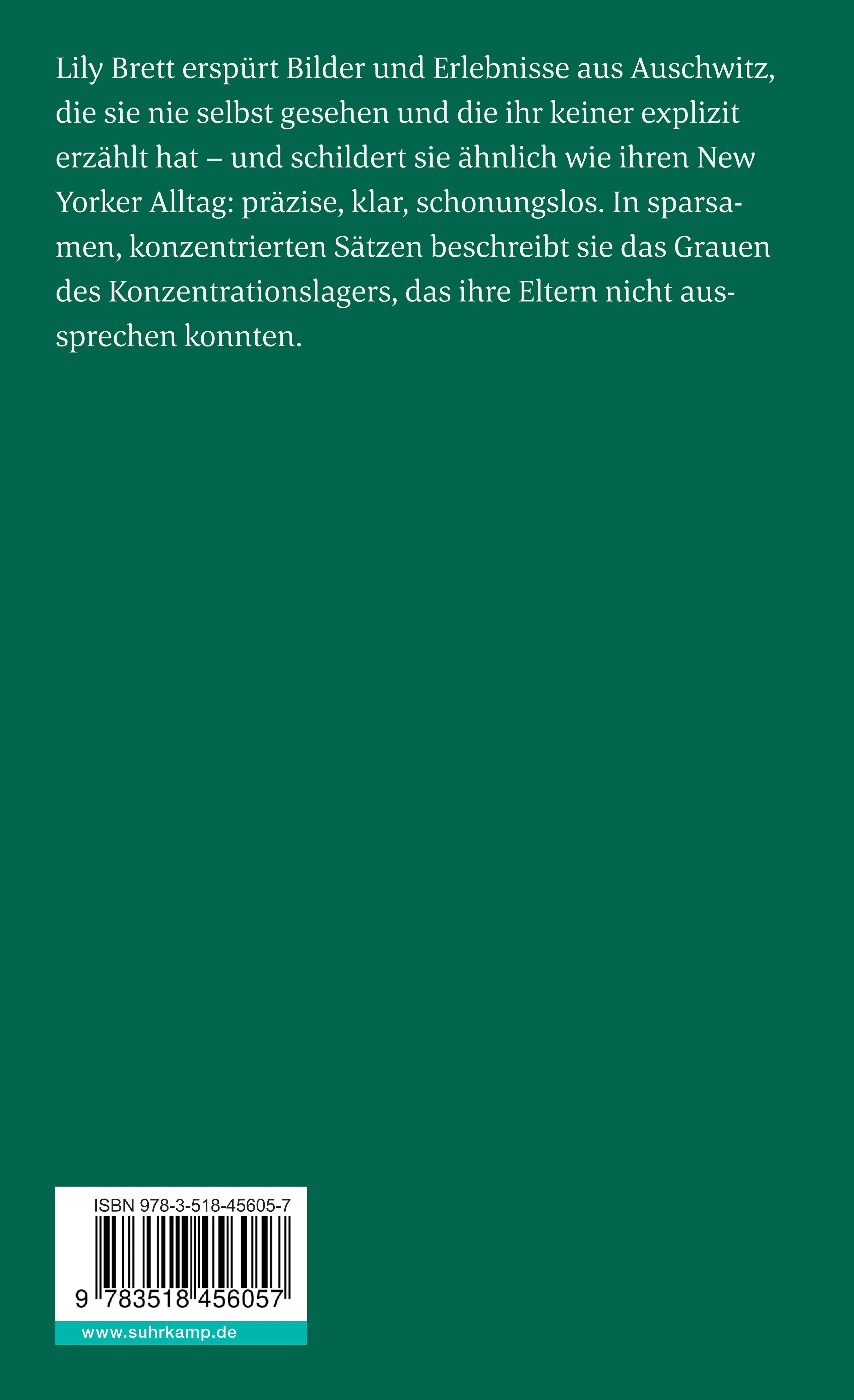 Buchrückseite von 'Auschwitz Poems' mit Klappentext - Taschenbuch