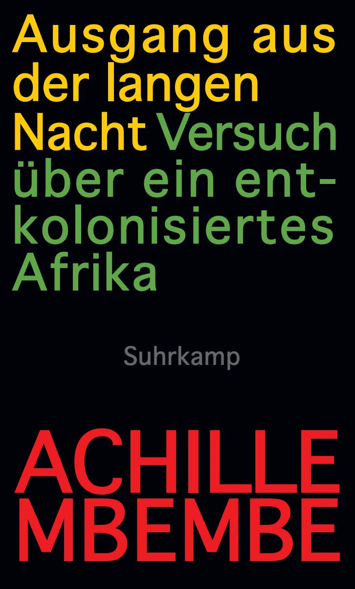Buchcover von 'Ausgang aus der langen Nacht' - Gebundene Ausgabe von Achille Mbembe