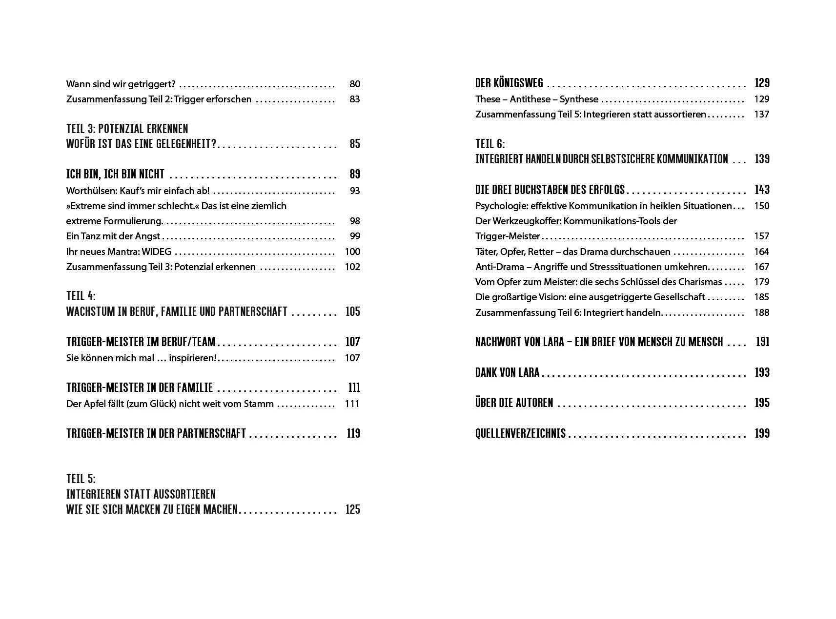 Innenansicht von 'Ausgetriggert' - Gebundene Ausgabe