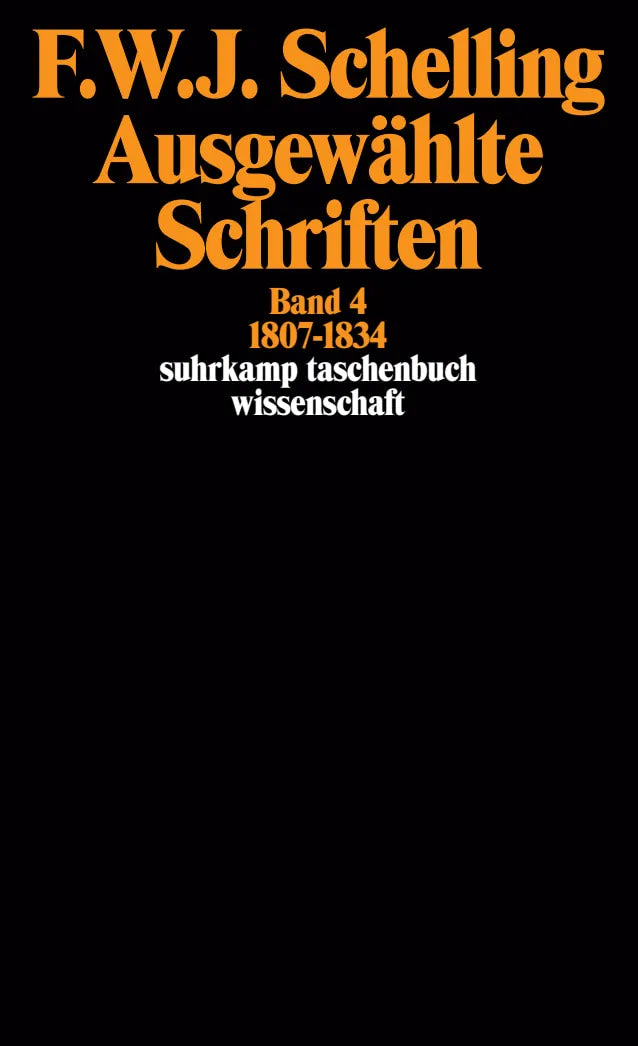 Buchcover von 'Ausgewählte Schriften in 6 Bänden' - Taschenbuch von Friedrich Wilhelm Joseph Schelling