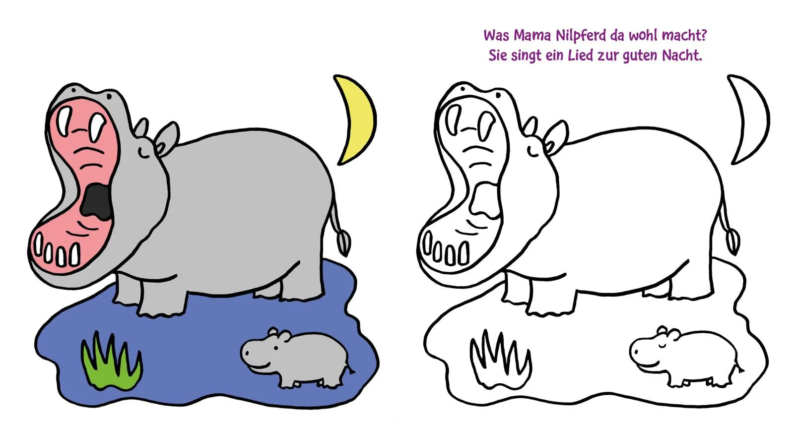 Abbildung von 'Ausmalbilder für Kita-Kinder: Das dicke Kindergarten-Malbuch: Tierkinder'
