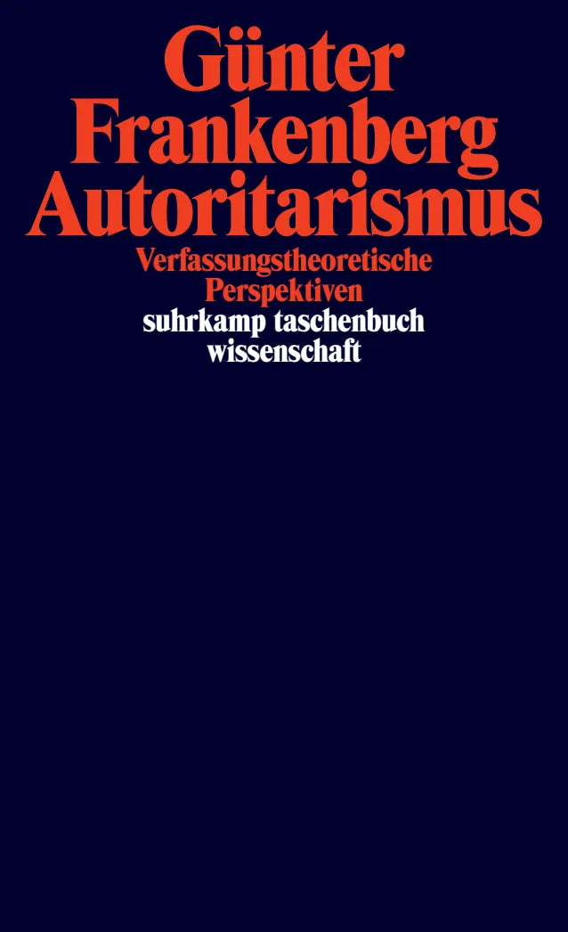 Buchcover von 'Autoritarismus' - Taschenbuch von Günter Frankenberg