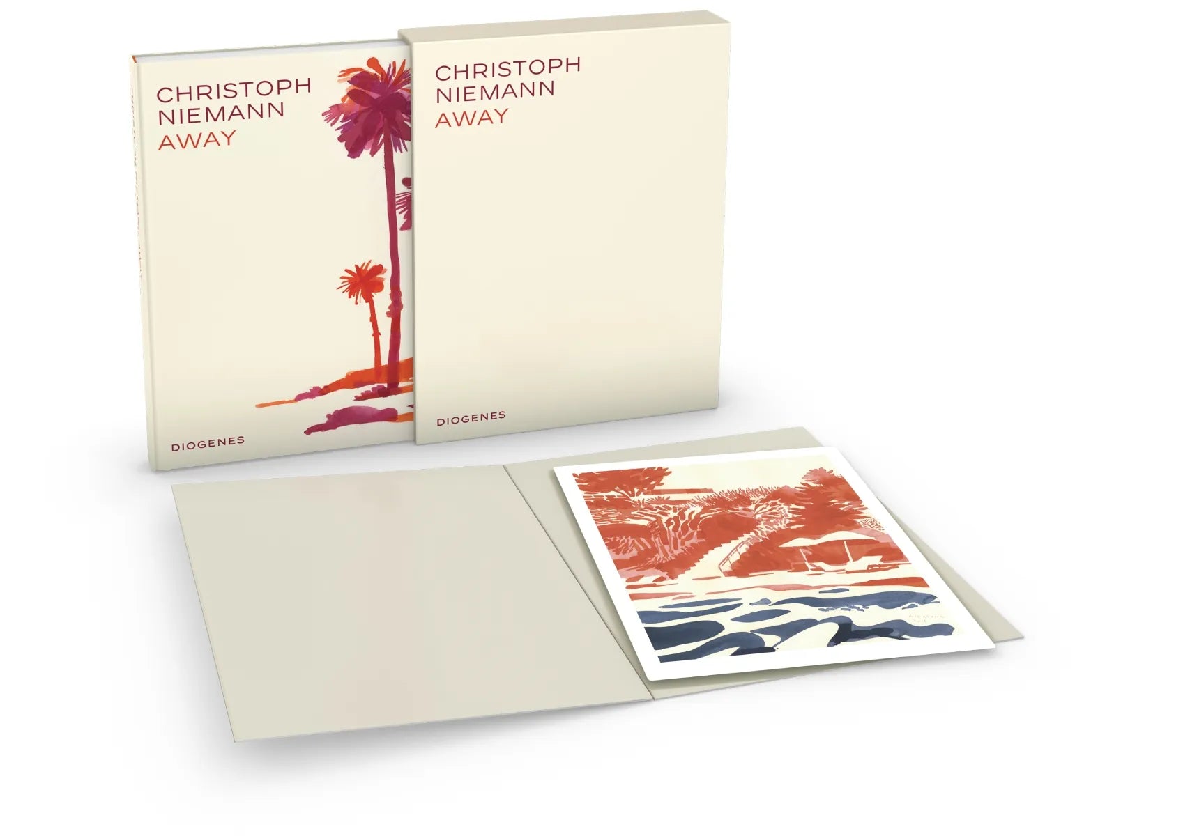 Buchcover von 'Away' - Gebundene Ausgabe von Christoph Niemann
