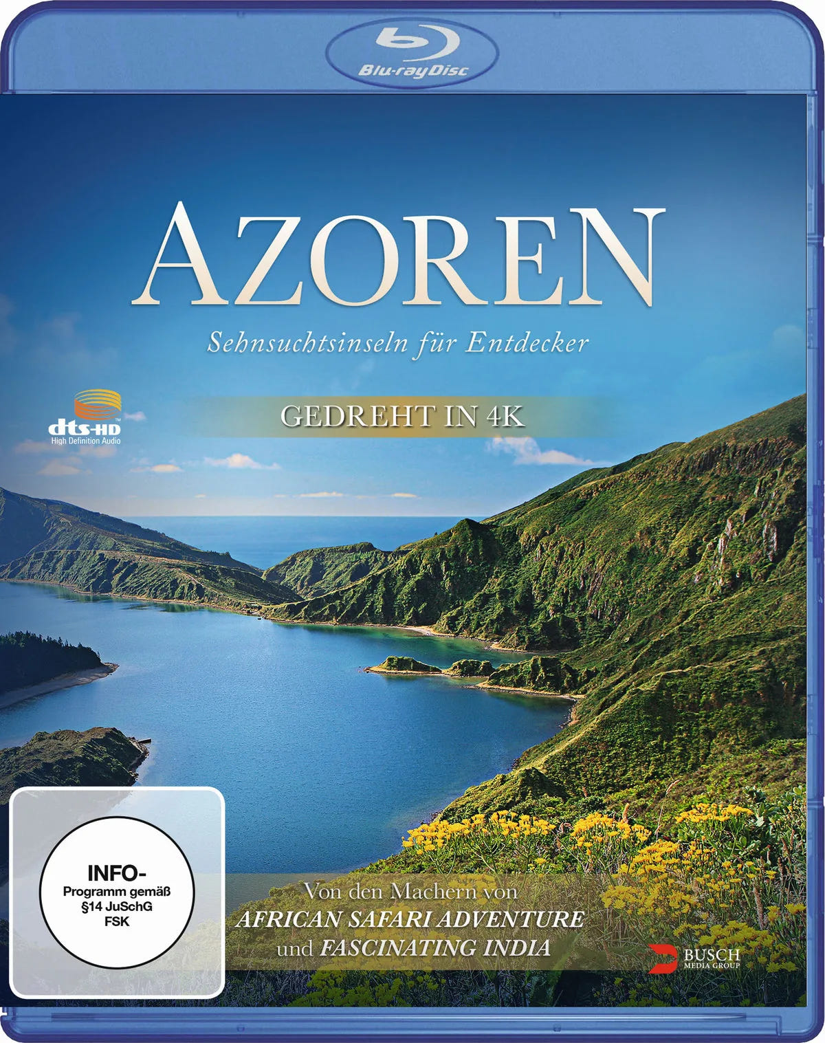 Azoren - Sehnsuchtsinseln für...  (Mastered 4K) - Blu-ray Disc