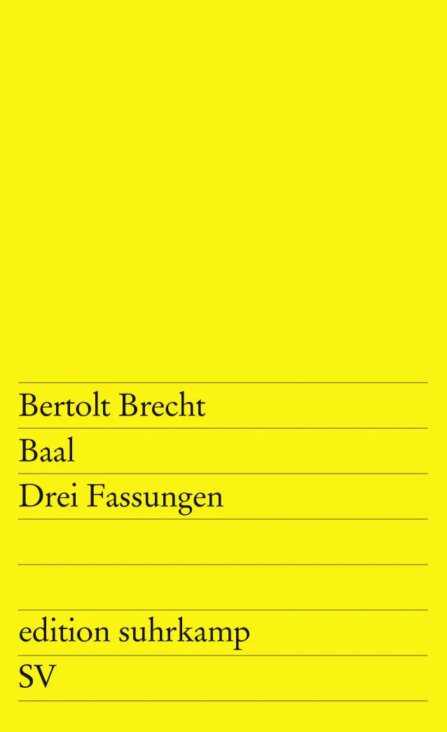 Buchcover von 'Baal' - Taschenbuch von Bertolt Brecht