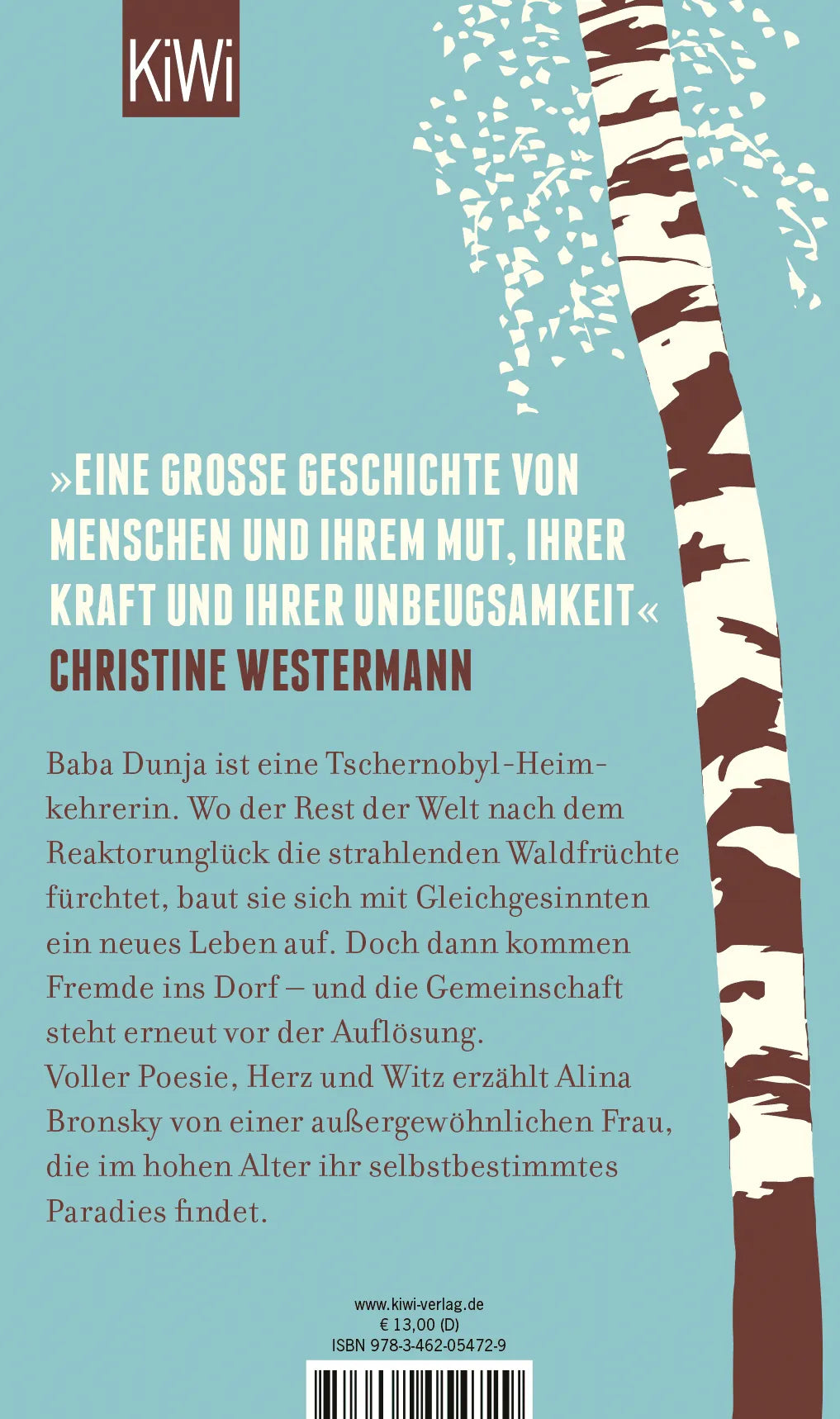 Rückseite: Baba Dunjas letzte Liebe (Hardcover)