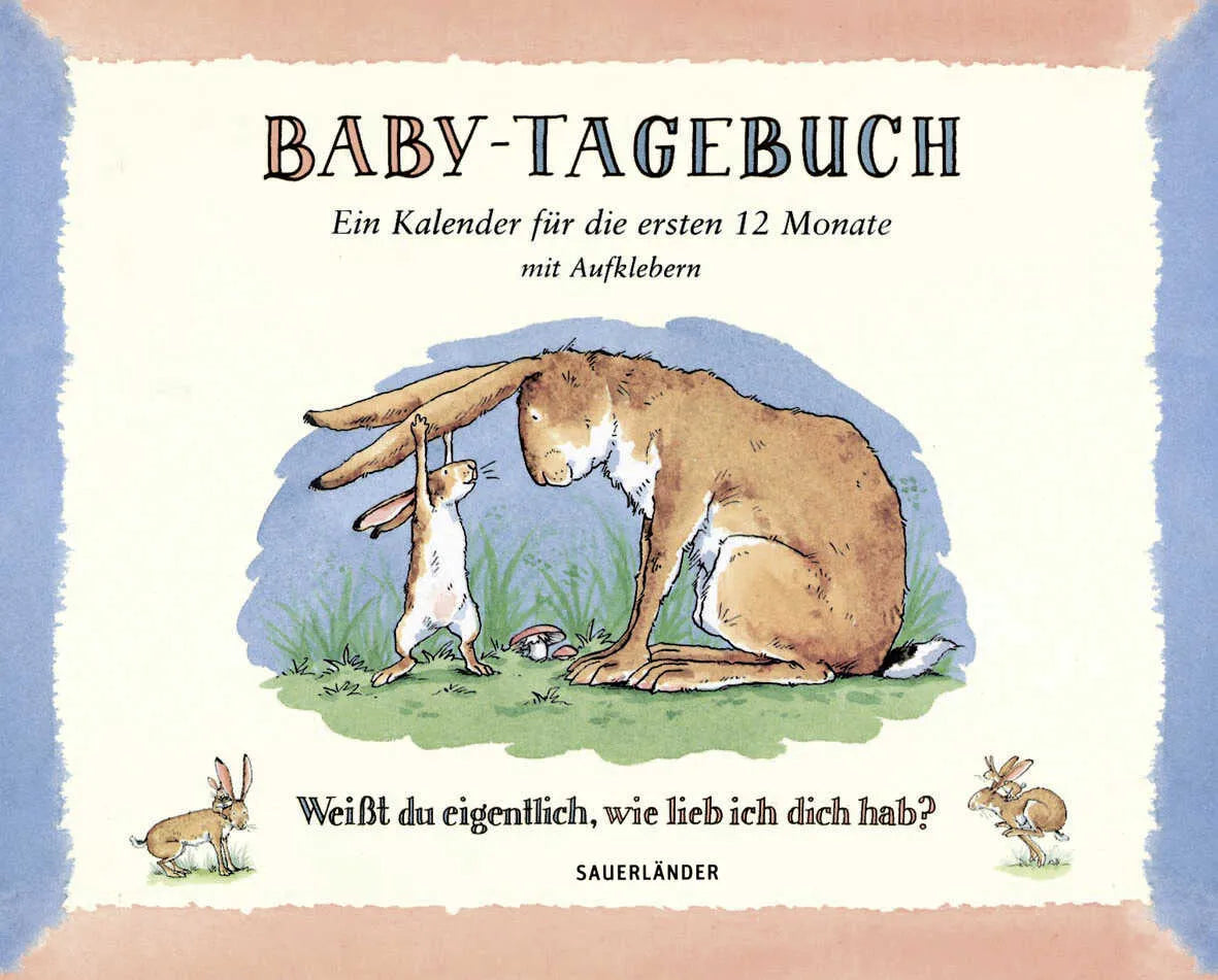 Buchcover von 'Baby-Tagebuch. Weißt du eigentlich, wie lieb ich dich hab?' - Taschenbuch von Sam McBratney