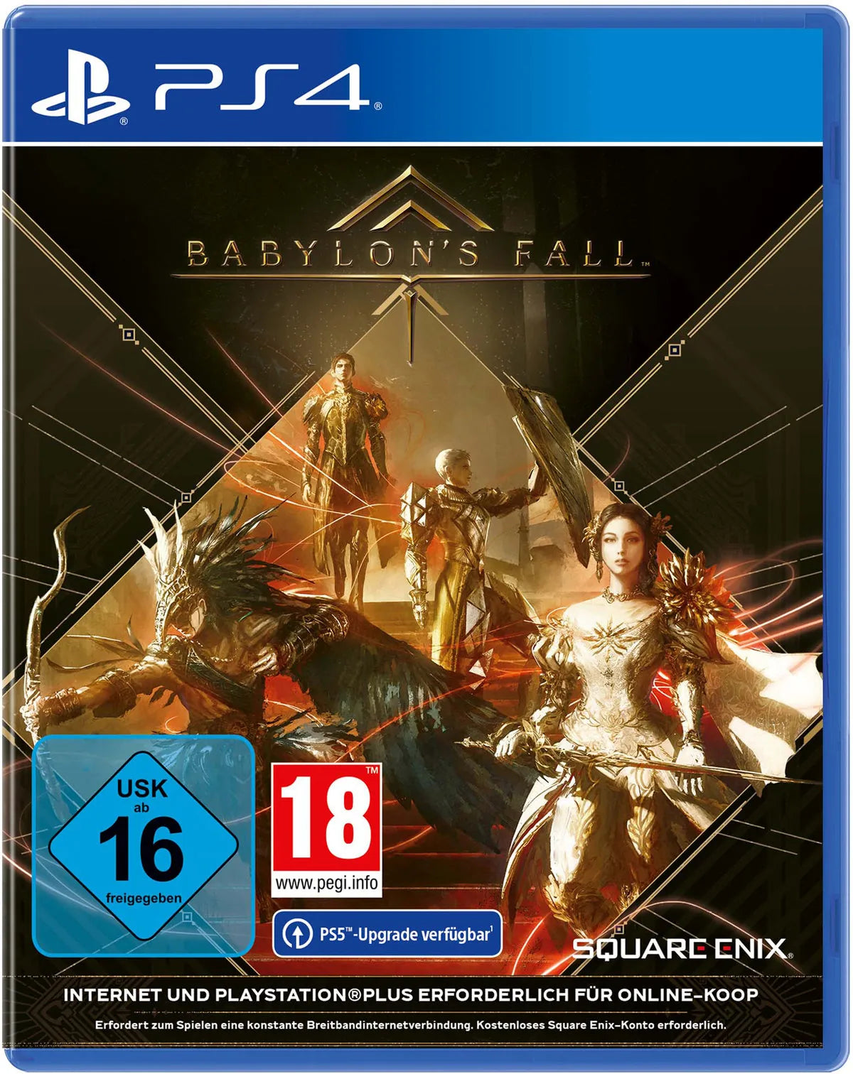 Cover: Babylon's Fall für Playstation 4. Publisher: PLAION GmbH