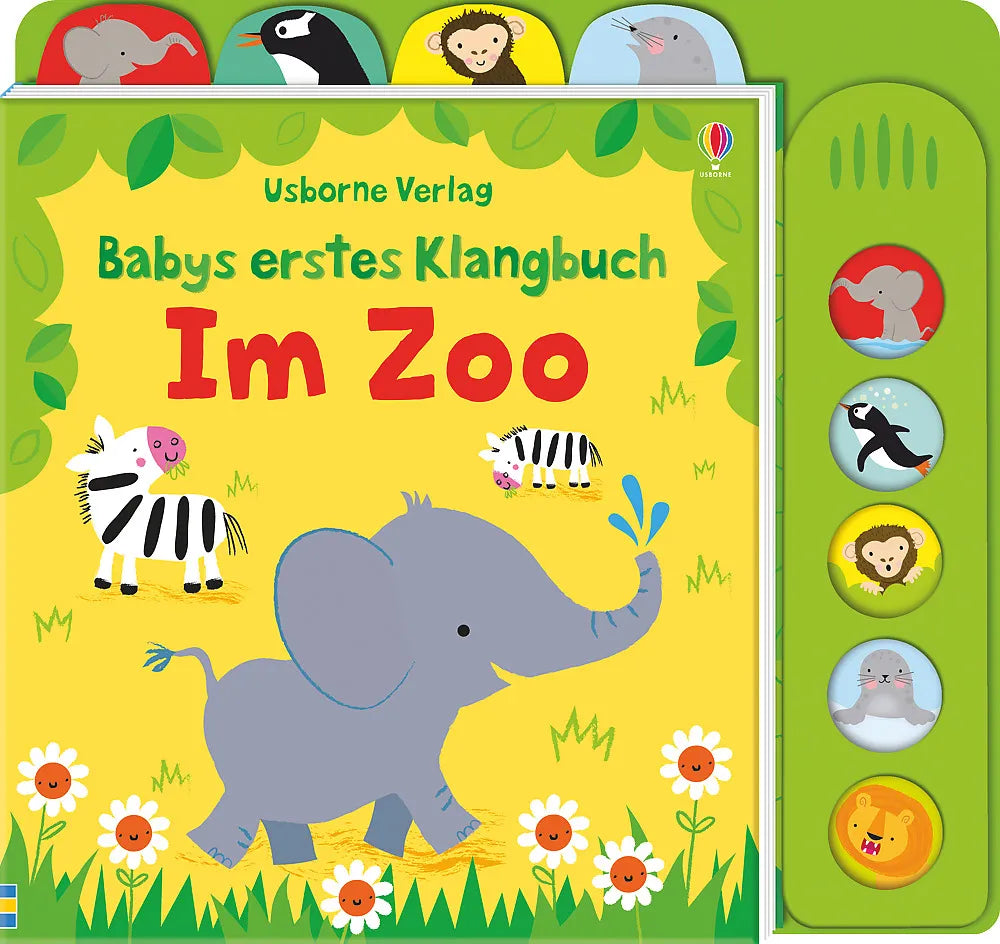Buchcover von 'Babys erstes Klangbuch: Im Zoo' - Gebundene Ausgabe von Fiona Watt