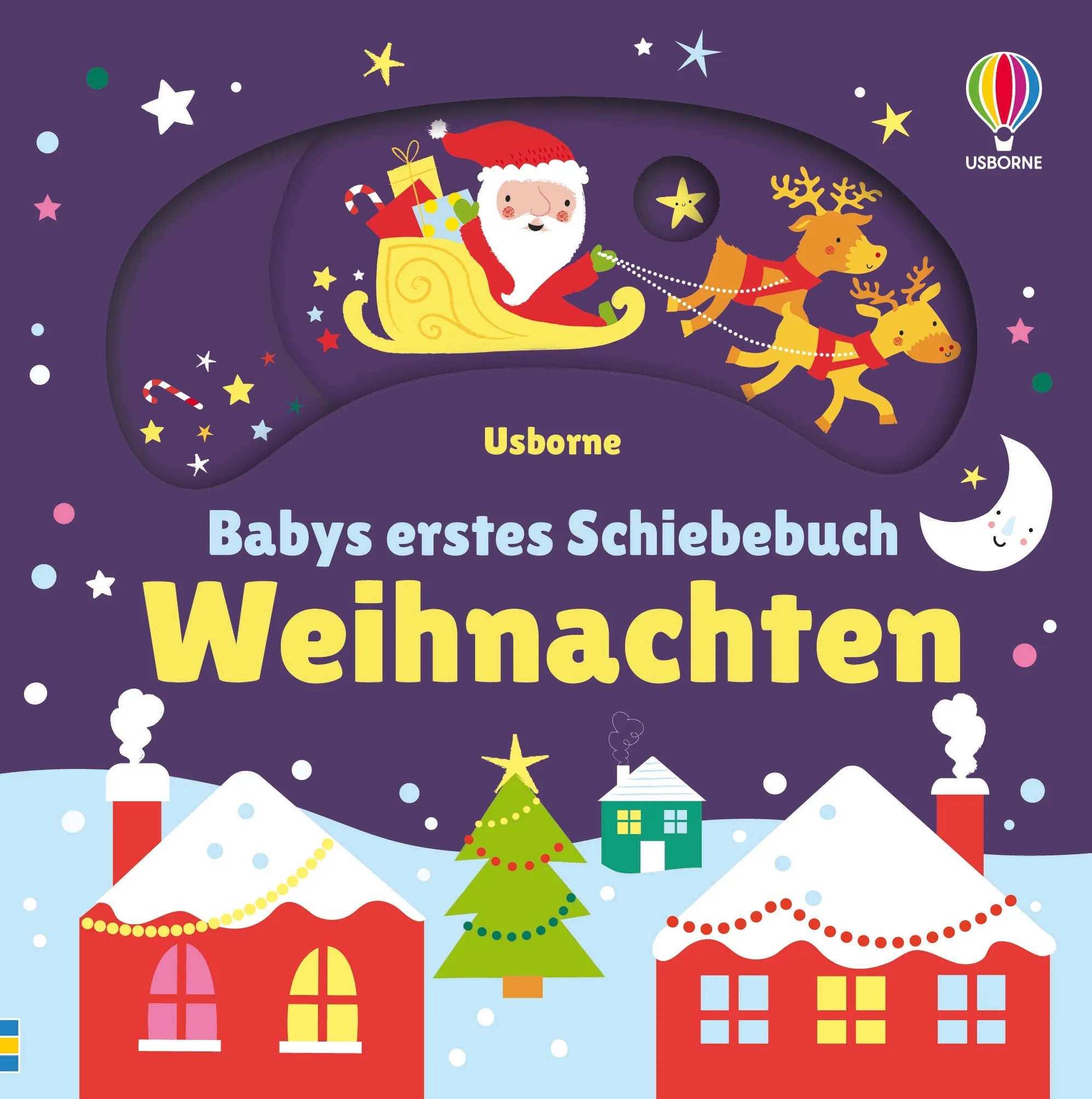 Buchcover von 'Babys erstes Schiebebuch: Weihnachten' - Gebundene Ausgabe von Fiona Watt