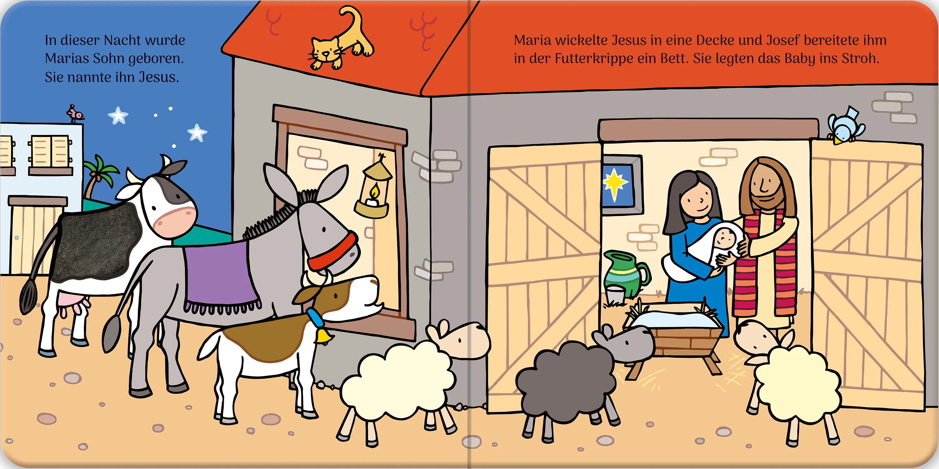 Fiona Watt - Babys liebstes Fühlbuch: Die Weihnachtsgeschichte