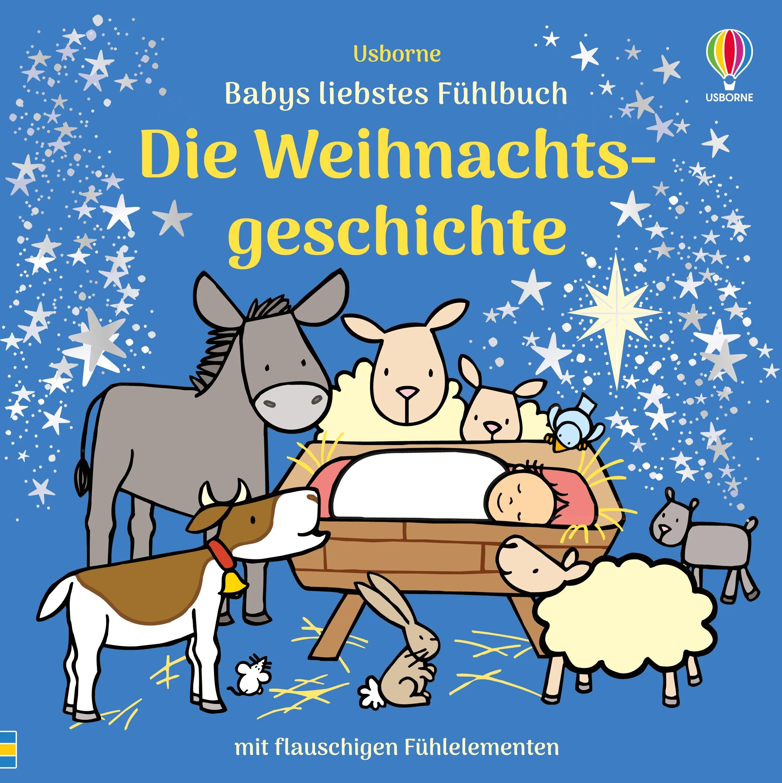 Buchcover von 'Babys liebstes Fühlbuch: Die Weihnachtsgeschichte' - Gebundene Ausgabe von Fiona Watt