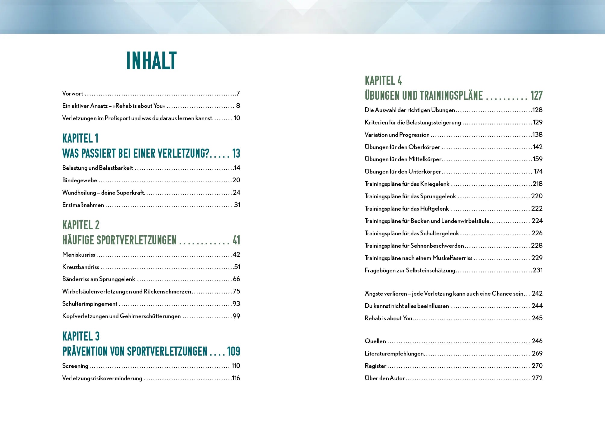 Innenansicht von 'Back in the game – dein Programm für den optimalen Wiedereinstieg' - Taschenbuch
