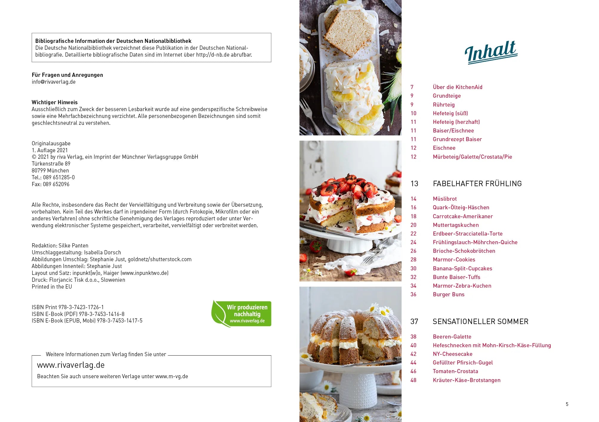 Innenansicht von 'Backen mit der KitchenAid' - Taschenbuch