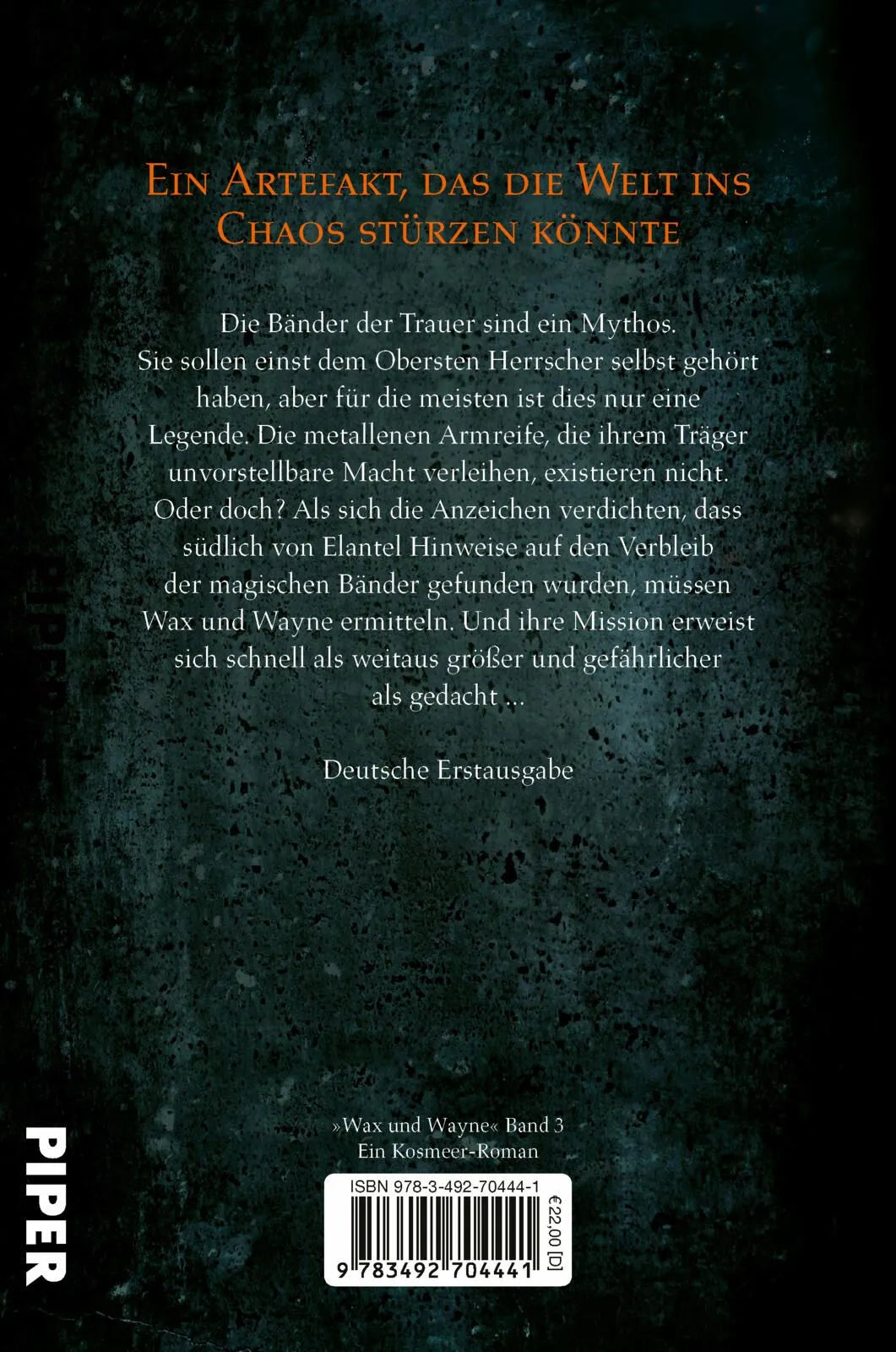 Rückseite: Bänder der Trauer (Paperback)